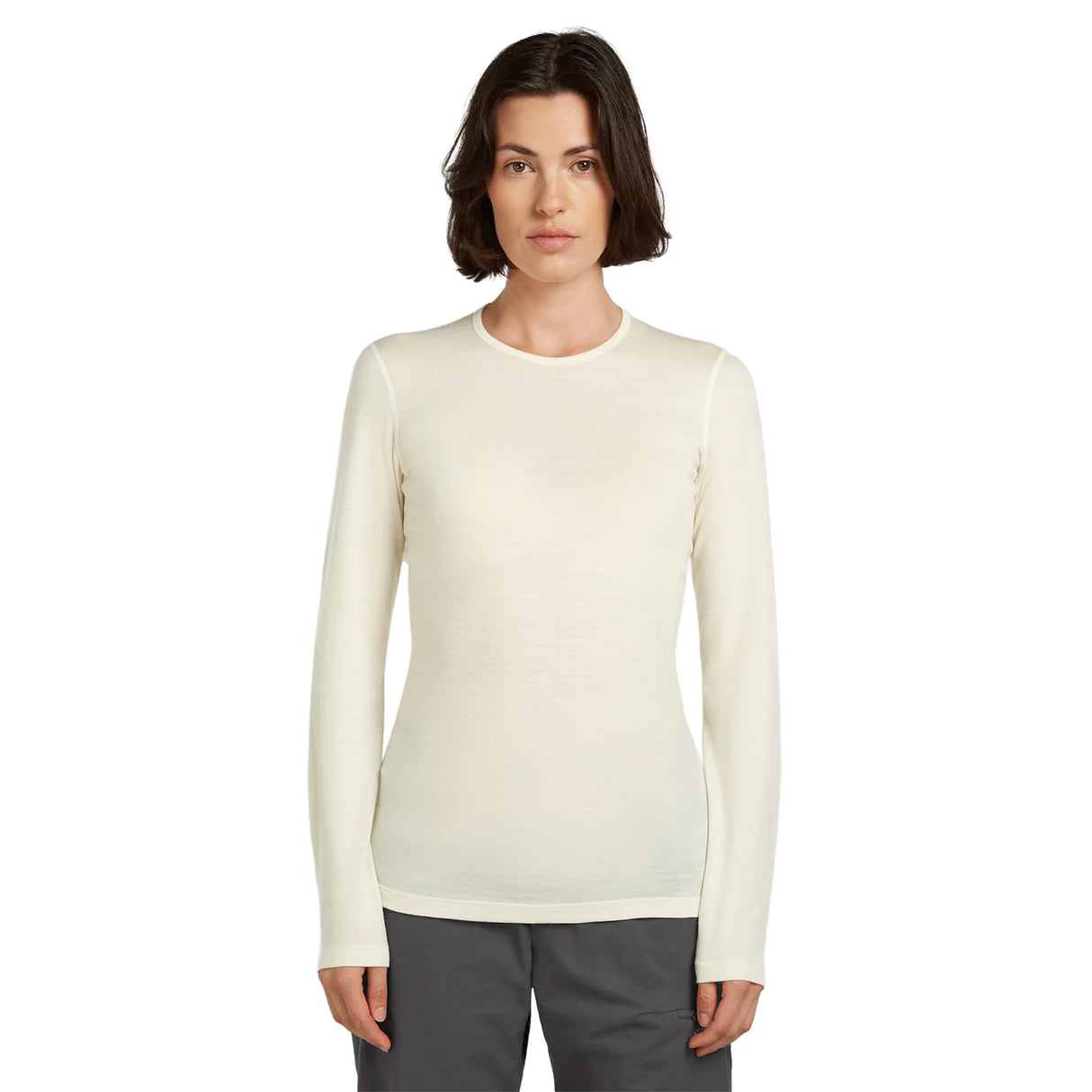 Icebreaker Women's 200 Oasis Long Sleeve Crewe Undyed / X-Small-Undyed / Small-Undyed / Medium-Undyed / Large-Undyed / X-Large - 53 Degrees North