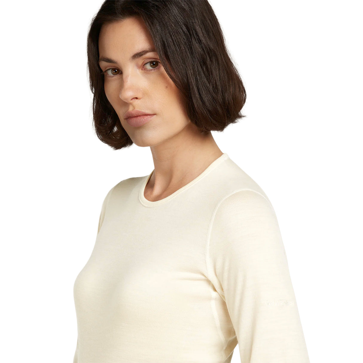 Icebreaker Women's 200 Oasis Long Sleeve Crewe Undyed / X-Small-Undyed / Small-Undyed / Medium-Undyed / Large-Undyed / X-Large - 53 Degrees North