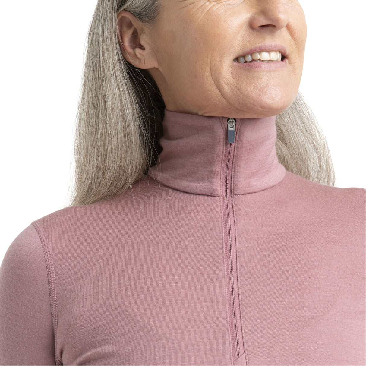 Icebreaker Women's 200 Oasis Long Sleeve Half Zip Topaz / X-Small-Topaz / Small-Topaz / Medium-Topaz / Large-Topaz / X-Large - 53 Degrees North