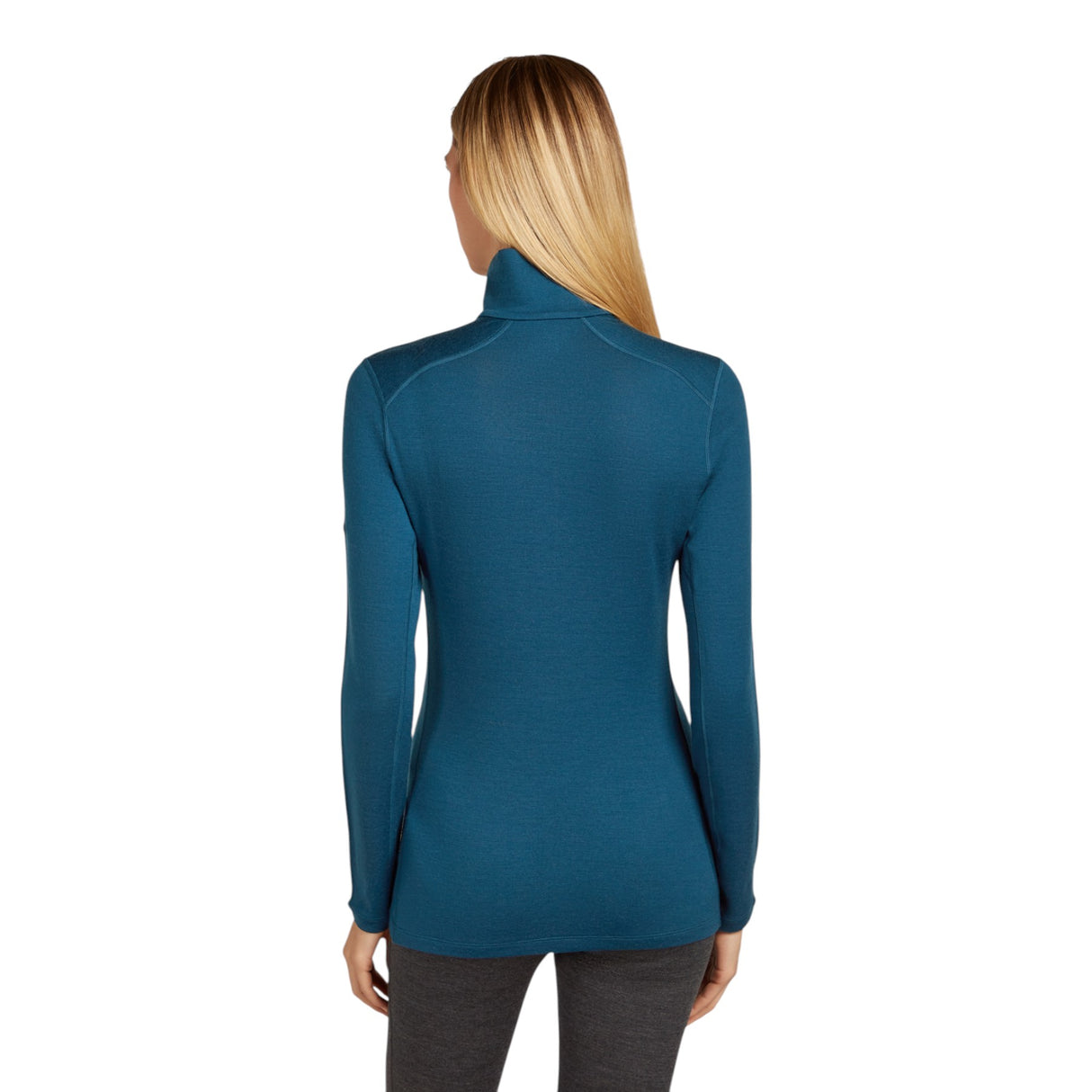 Icebreaker Women's 260 Tech Half Zip Merino Baselayer Blush / X-Small-Blush / Small-Blush / Medium-Blush / Large-Blush / X-Large - 53 Degrees North