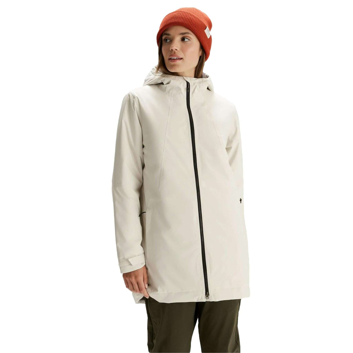 Kathmandu Women's Trailhead 2L Novaloft Rain Parka Natural / X-Small-Natural / Small-Natural / Medium-Natural / Large-Natural / X-Large - 53 Degrees North