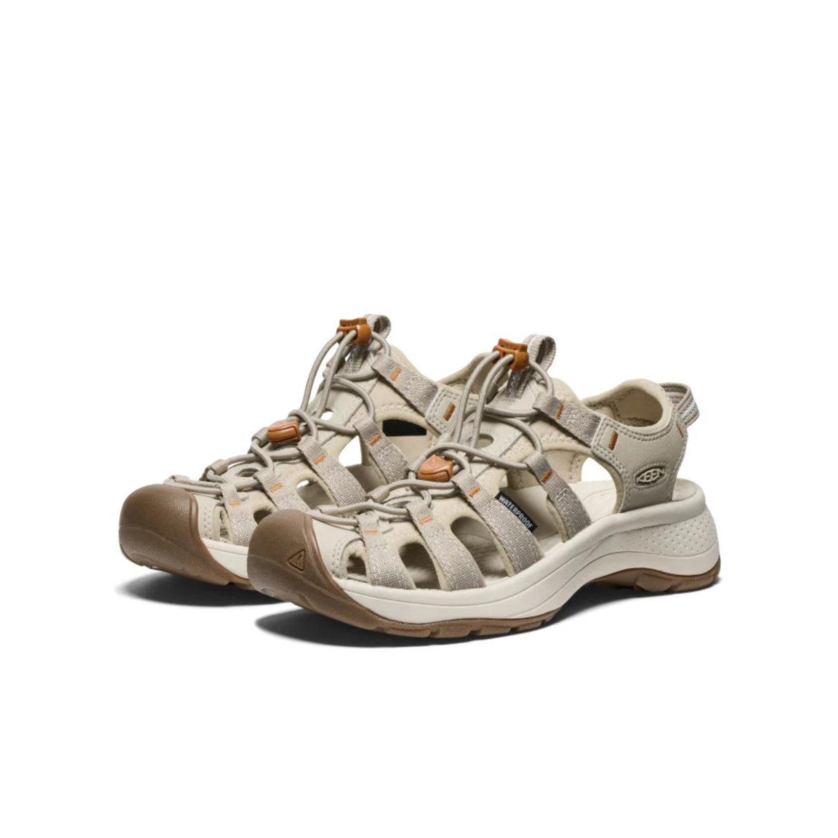 Keen Women's Astoria West Sandals Grey/Coral / 4-Grey/Coral / 5-Grey/Coral / 6-Grey/Coral / 7-Grey/Coral / 8 - 53 Degrees North