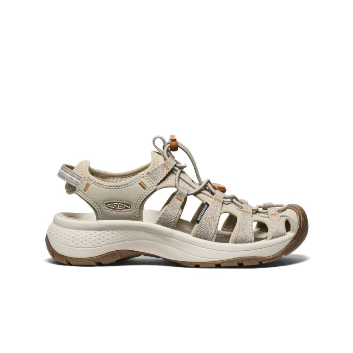 Keen Women's Astoria West Sandals Grey/Coral / 4-Grey/Coral / 5-Grey/Coral / 6-Grey/Coral / 7-Grey/Coral / 8 - 53 Degrees North