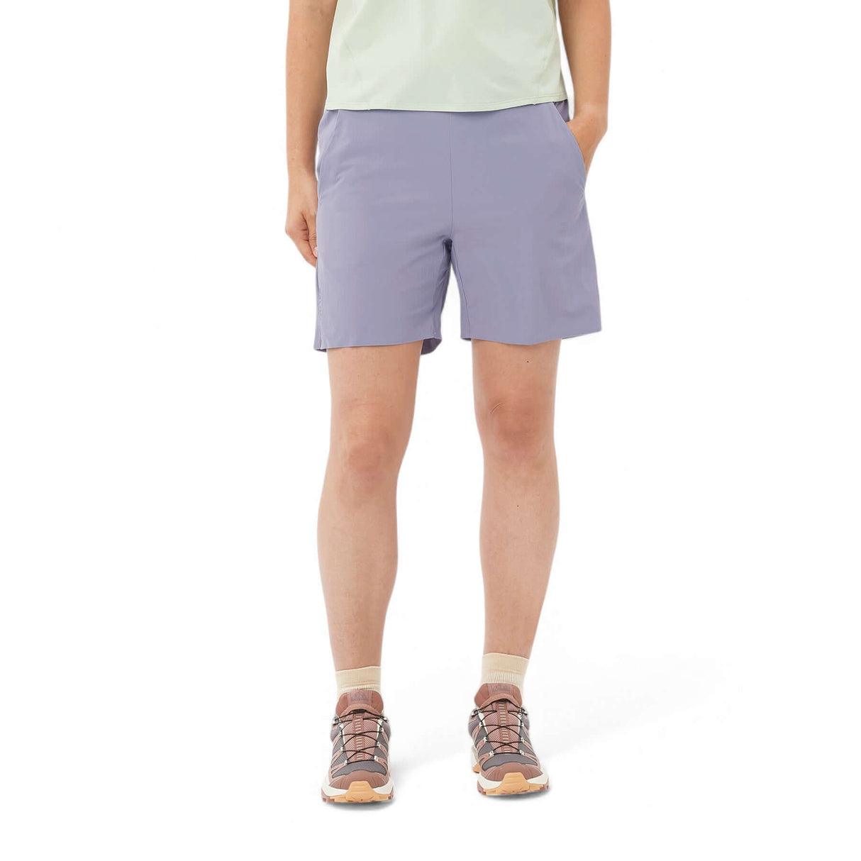 Salomon Women's Wayfarer Ease Shorts Blue Granite / X-Small-Blue Granite / Small-Blue Granite / Medium-Blue Granite / Large-Blue Granite / X-Large - 53 Degrees North