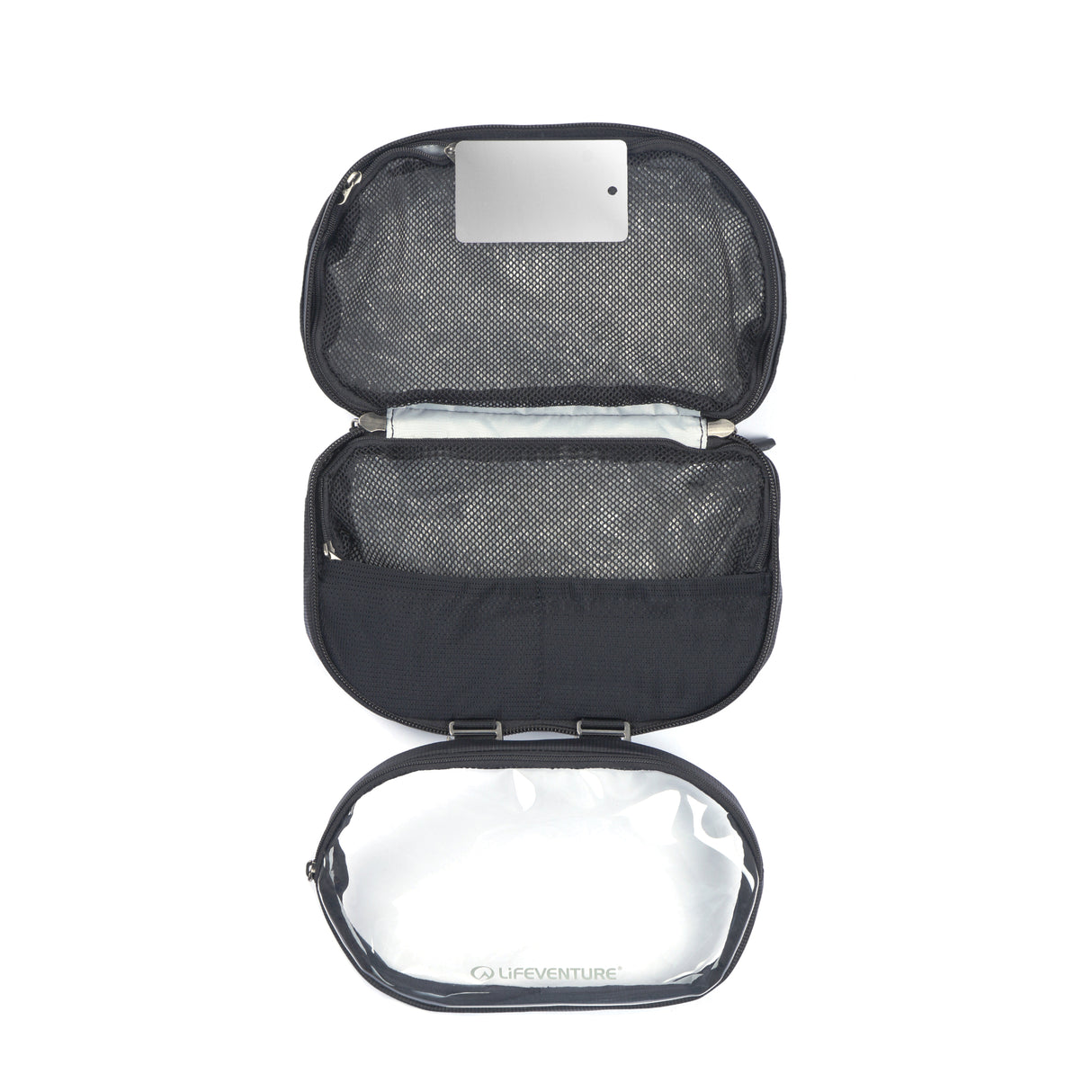 Lifeventure Folding Wash Bag Black - 53 Degrees North
