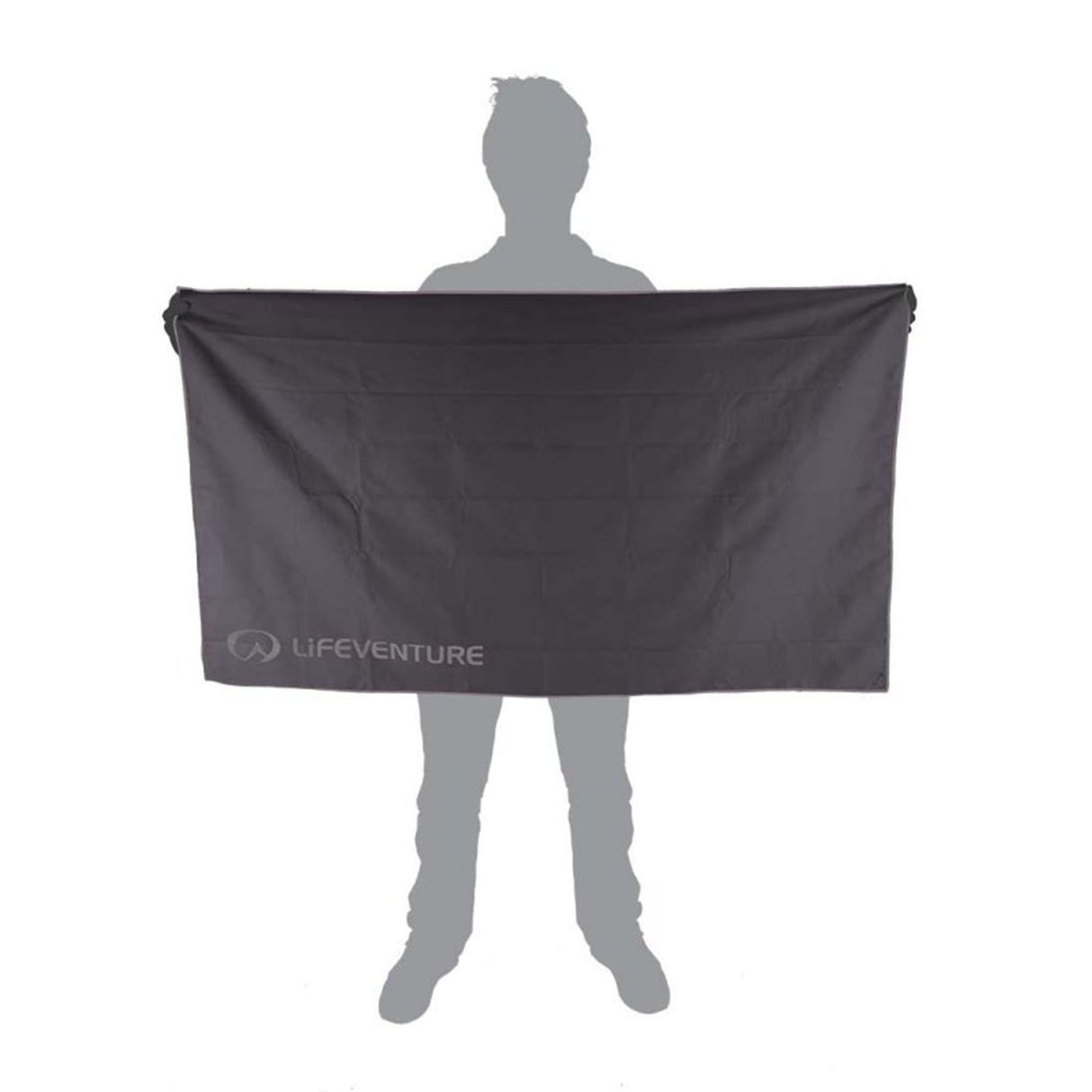 Lifeventure HydroFibre Trek Towel Grey / Large-Grey / X- Large - 53 Degrees North