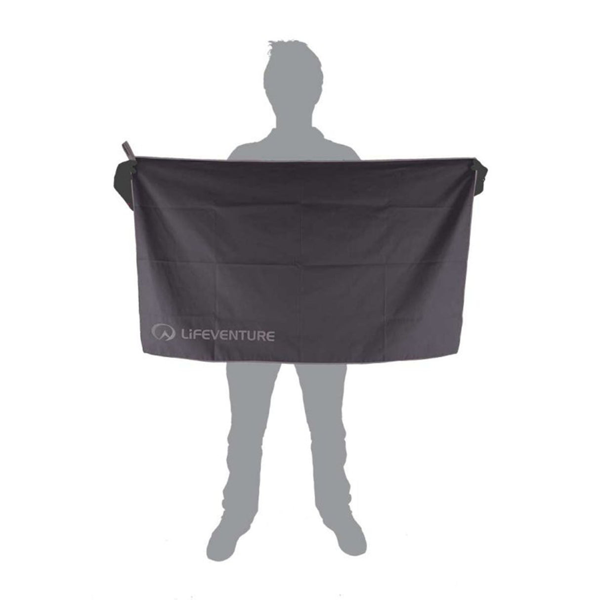 Lifeventure HydroFibre Trek Towel Grey / Large-Grey / X- Large - 53 Degrees North