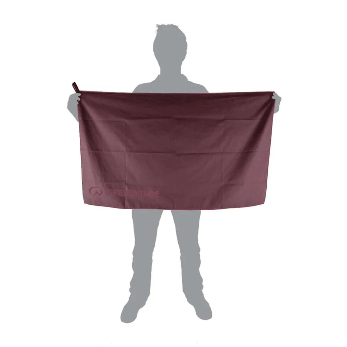 Lifeventure Recycled SoftFibre Towel Large Teal-Blackcurrant - 53 Degrees North