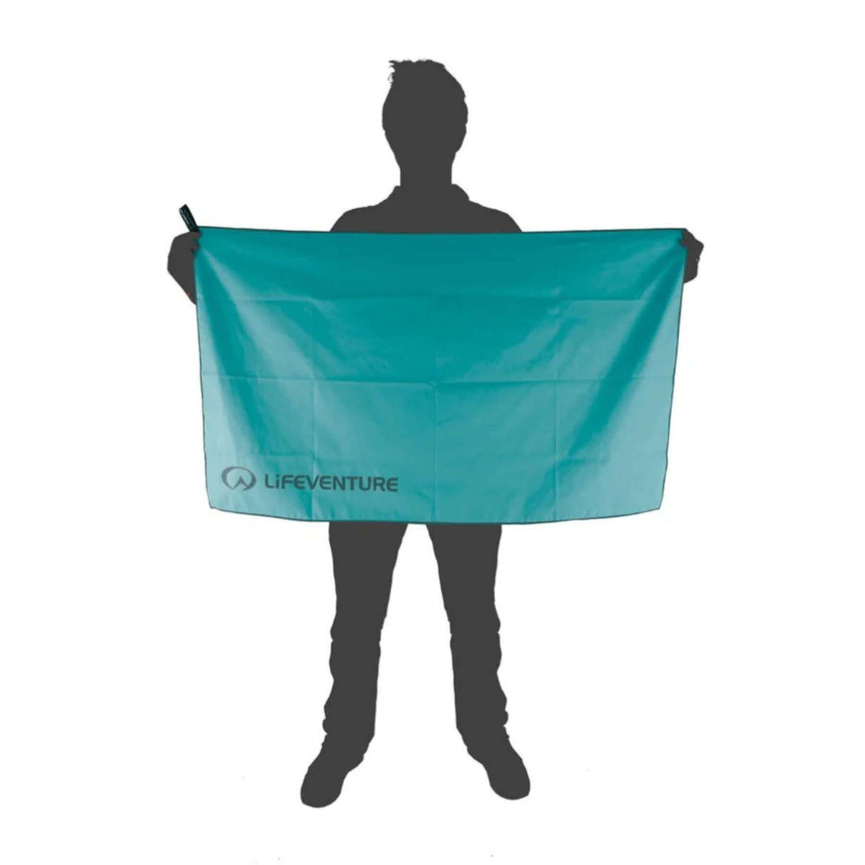 Lifeventure Recycled SoftFibre Towel Large Teal-Blackcurrant - 53 Degrees North