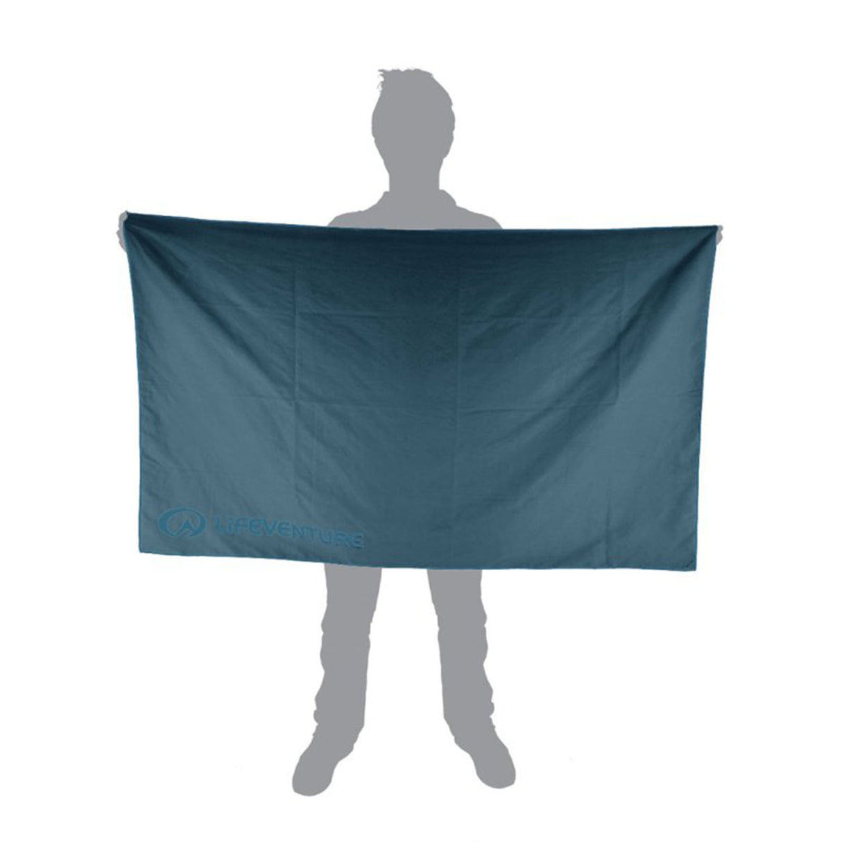 Lifeventure Recycled SoftFibre Trek Towel Blue / Giant-Blue / Large-Blue / Pocket-Blackcurrant / Giant - 53 Degrees North