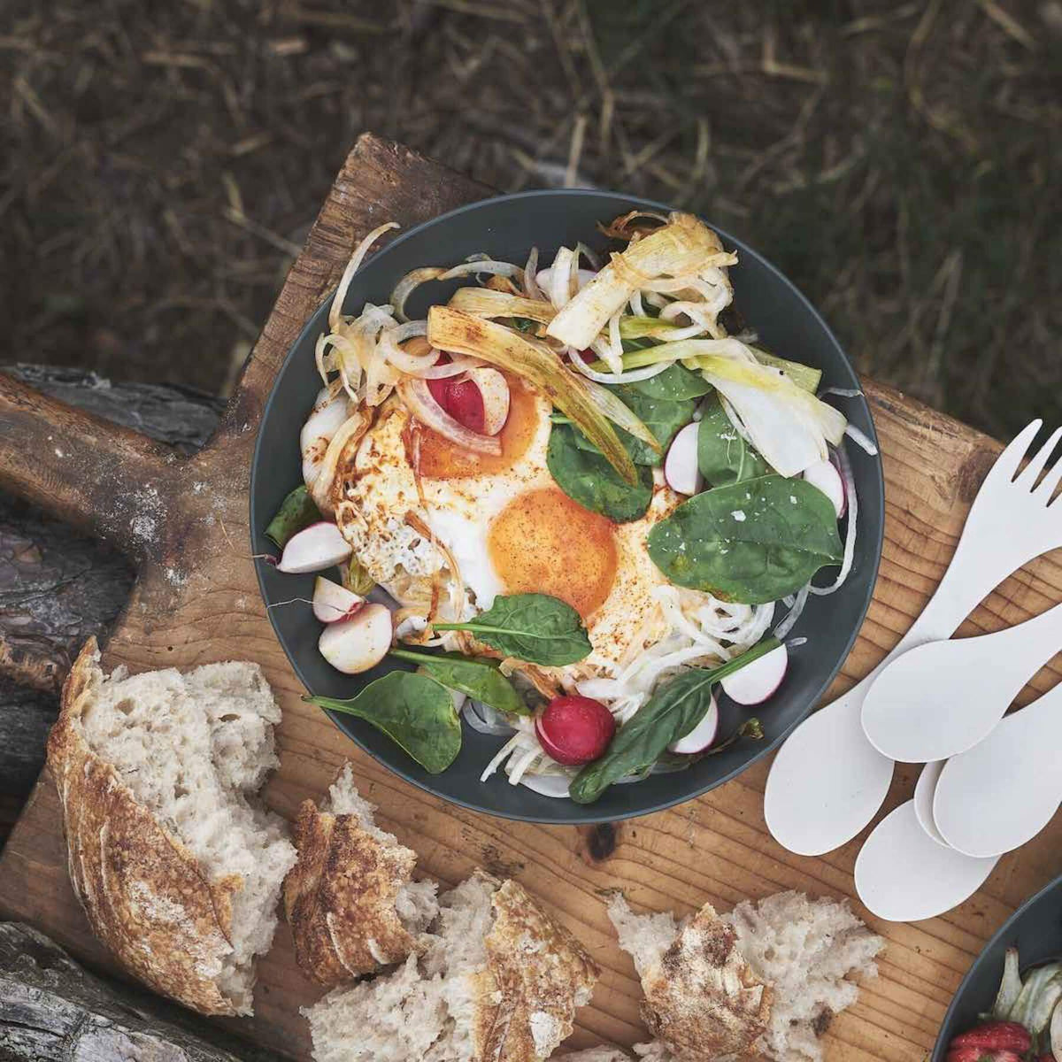 Light My Fire RamenPlate Camping Plate Cream - 53 Degrees North