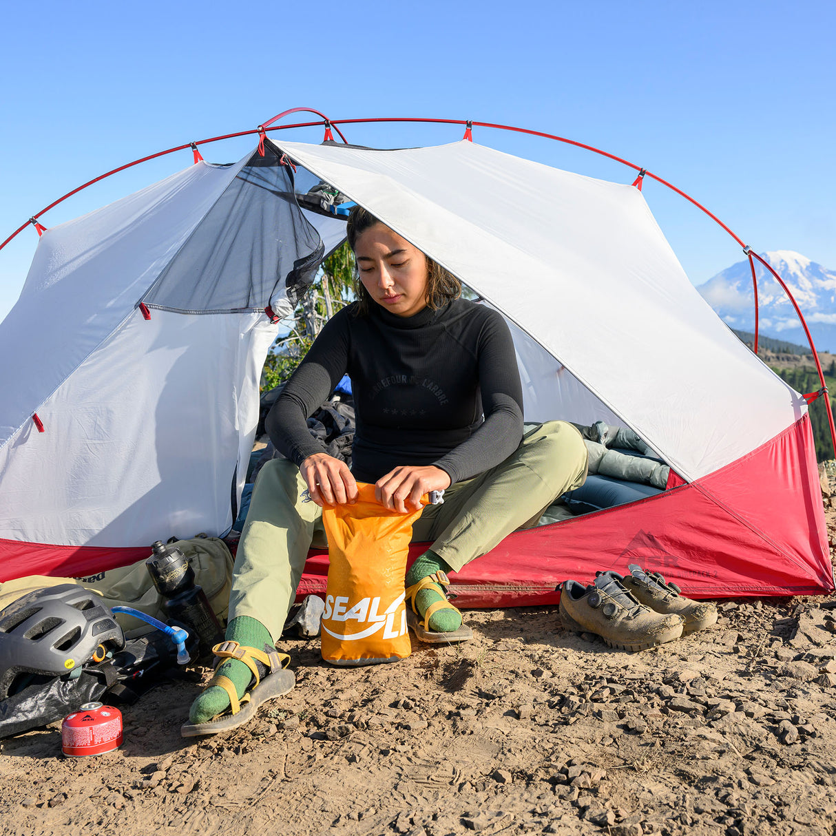 MSR Hubba Hubba Bikepack 2 Green / 2 Person - 53 Degrees North