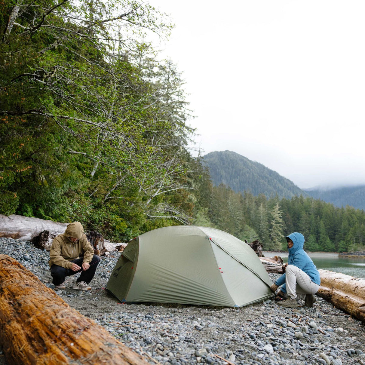 MSR Hubba Hubba HD 2 Person Backpacking Tent Green - 53 Degrees North