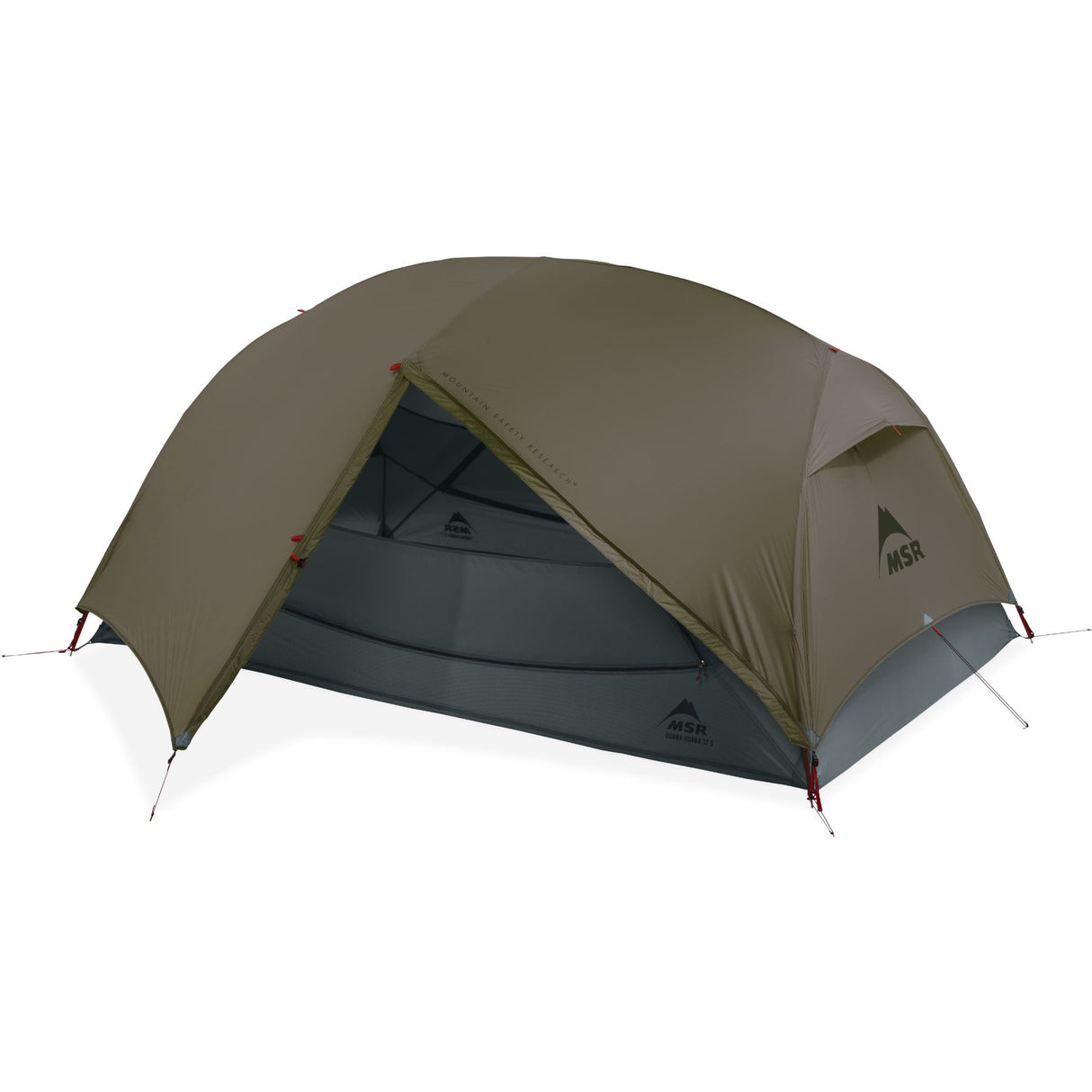 MSR Hubba Hubba LT 2 Person Backpacking Tent Green - 53 Degrees North