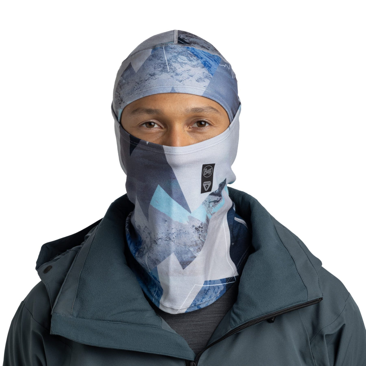 BUFF Thermonet Hinged Balaclava Synth Blue #- 53 Degrees North