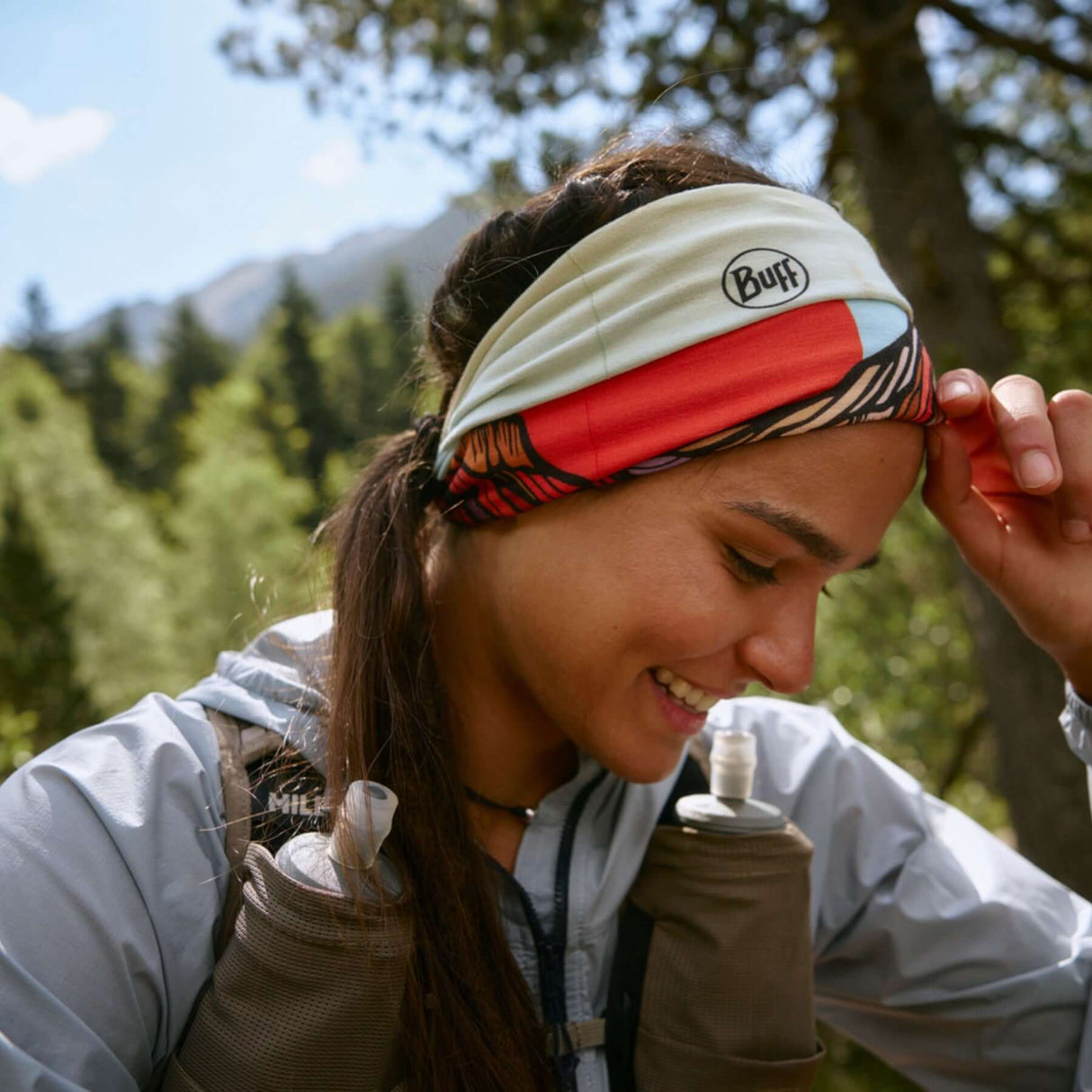 BUFF Coolnet UV Neckwear Theaberry Multi #- 53 Degrees North