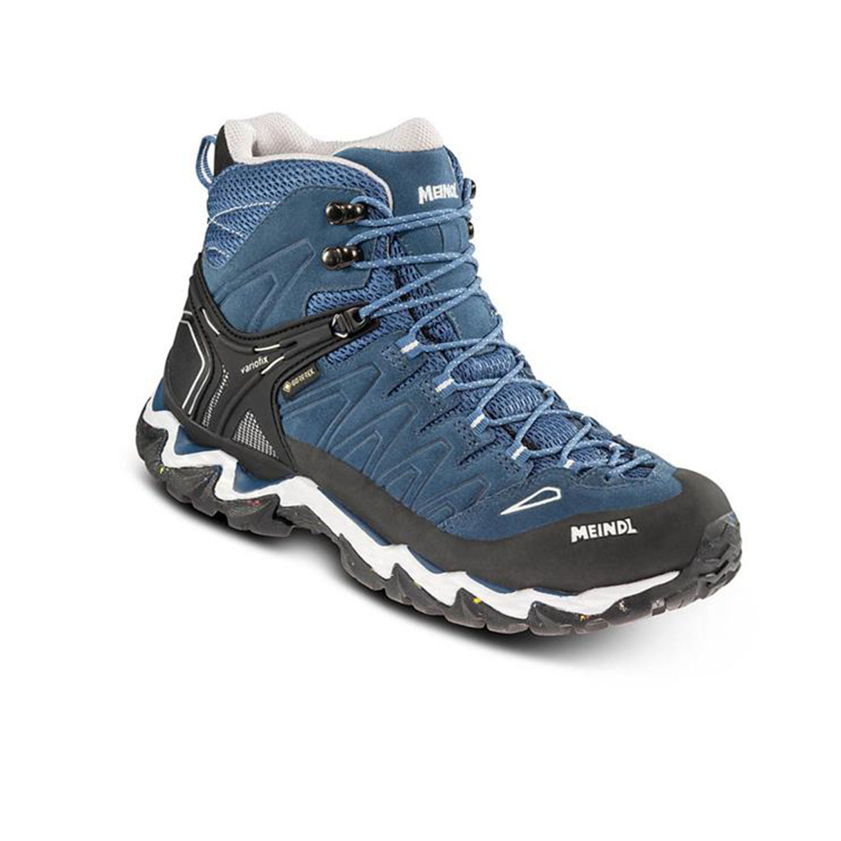 Meindl Women's Light Hike GORE-TEX Hiking Boots Blue/Light Grey / UK 4-Blue/Light Grey / UK 5-Blue/Light Grey / UK 6-Blue/Light Grey / UK 7-Blue/Light Grey / UK 8 - 53 Degrees North