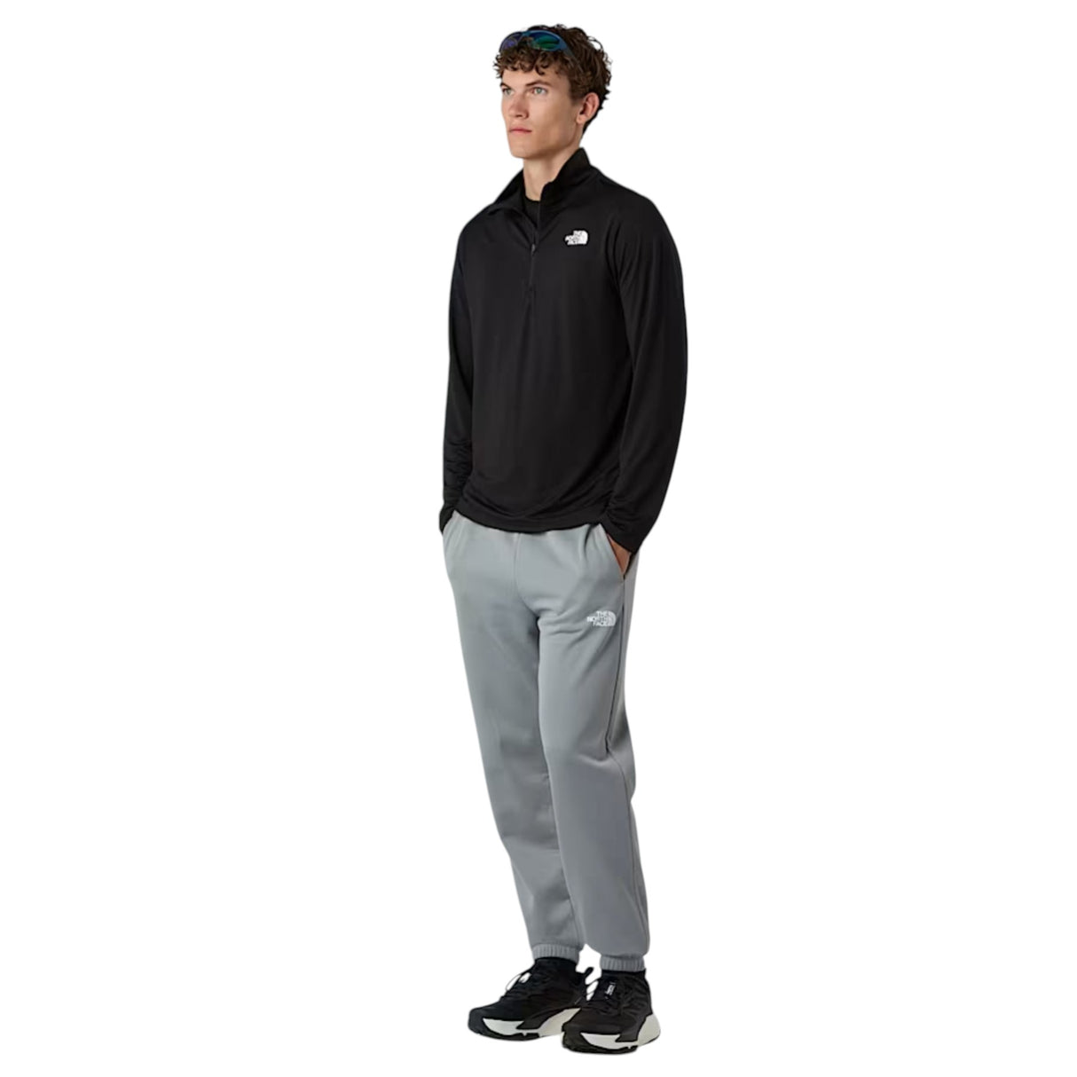 The North Face Men's 24/7 1/4 Zip Tee TNF Black / Small-TNF Black / Medium-TNF Black / Large-TNF Black / X-Large-TNF Black / XX-Large #- 53 Degrees North