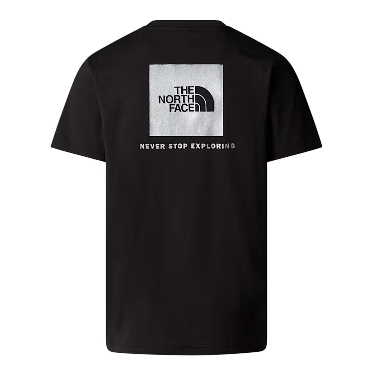 The North Face Men's Short Sleeve Reflective Box NSE Tee TNF Black Reflective / X-Small-TNF Black Reflective / Small-TNF Black Reflective / Medium-TNF Black Reflective / Large-TNF Black Reflective / X-Large #- 53 Degrees North