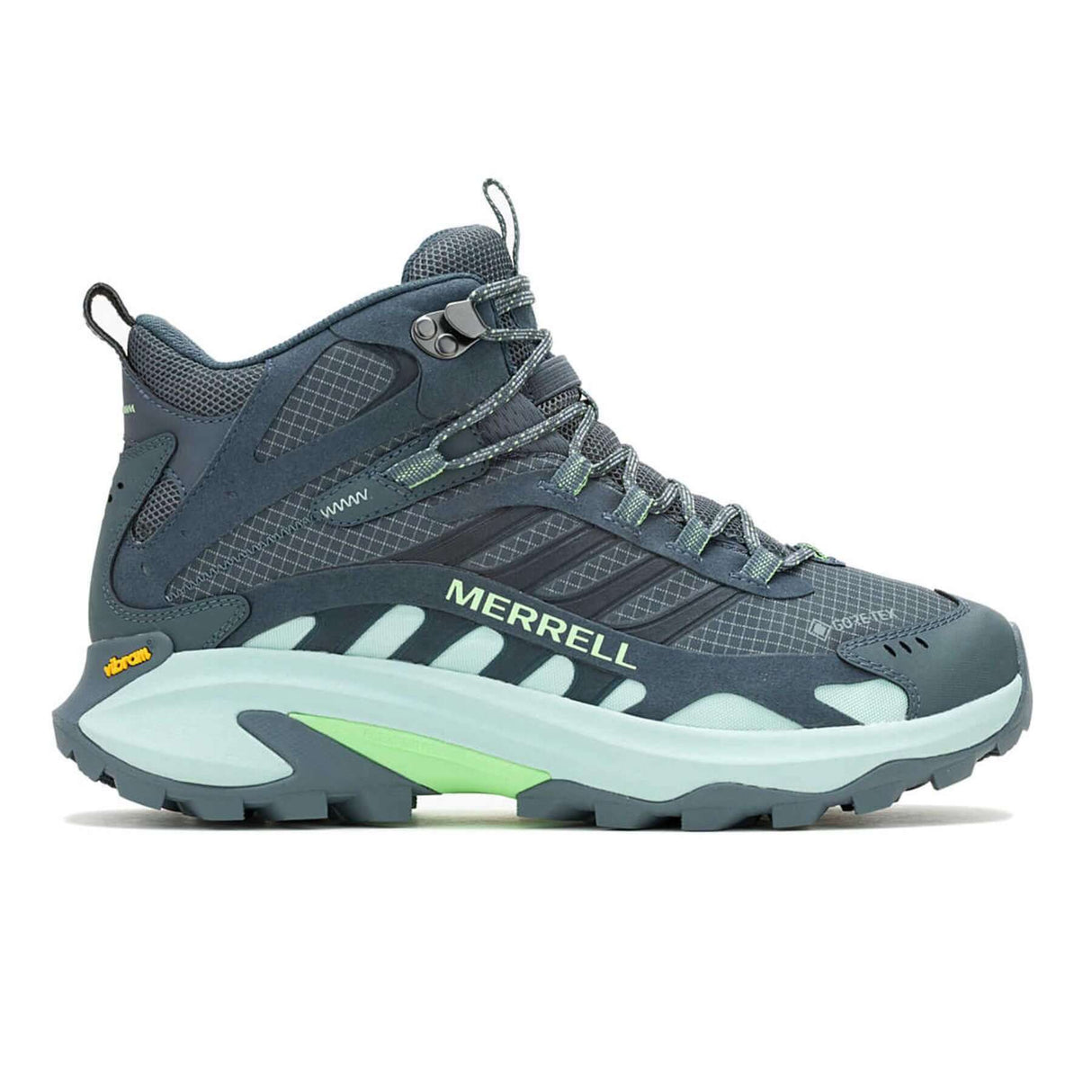 Merrell Men's Moab Speed 2 Mid GORE-TEX Waterproof Boots Navy Night / UK 8-Navy Night / UK 9-Navy Night / UK 10-Navy Night / UK 11-Navy Night / UK 12 - 53 Degrees North