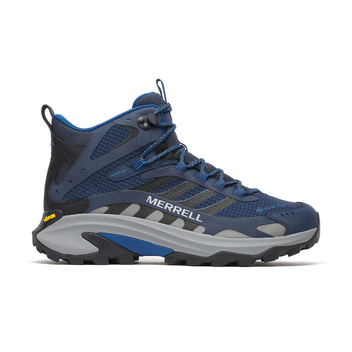 Merrell Men's Moab Speed 2 Mid GORE-TEX Waterproof Boots Navy Night / UK 8-Navy Night / UK 9-Navy Night / UK 10-Navy Night / UK 11-Navy Night / UK 12 - 53 Degrees North