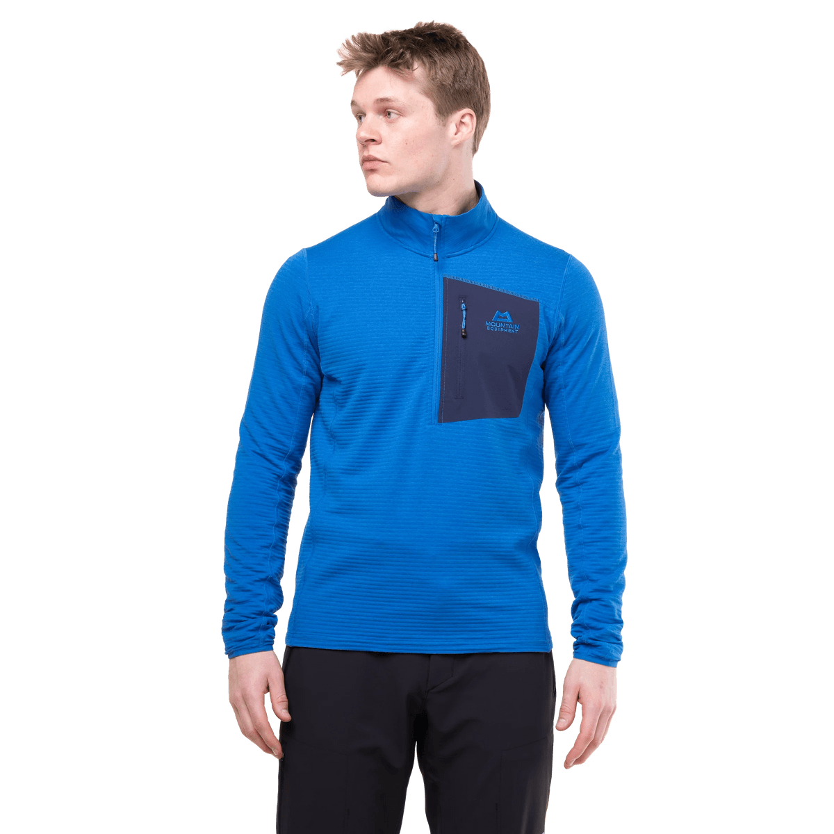 Mountain Equipment Men's Lumiko Zip T Fleece Atlantic/Cosmos / Small-Atlantic/Cosmos / Medium-Atlantic/Cosmos / Large-Atlantic/Cosmos / X-Large-Atlantic/Cosmos / XX-Large - 53 Degrees North