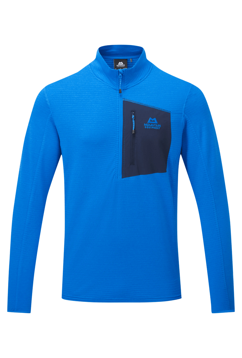 Mountain Equipment Men's Lumiko Zip T Fleece Atlantic/Cosmos / Small-Atlantic/Cosmos / Medium-Atlantic/Cosmos / Large-Atlantic/Cosmos / X-Large-Atlantic/Cosmos / XX-Large - 53 Degrees North