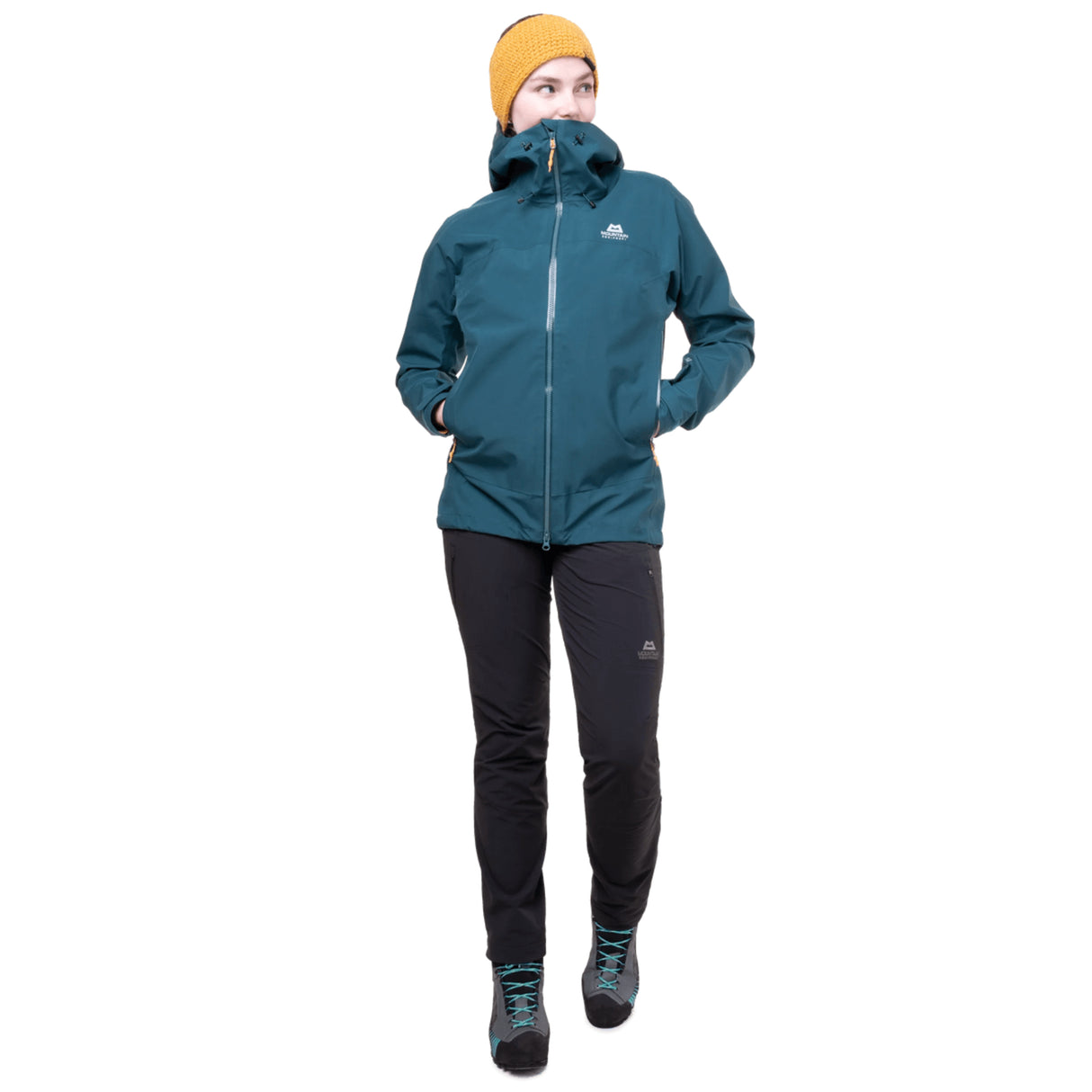 Mountain Equipment Women's Saltoro GORE-TEX Waterproof Jacket Majolica Blue / Small-Majolica Blue / Medium-Majolica Blue / Large-Majolica Blue / X-Large - 53 Degrees North