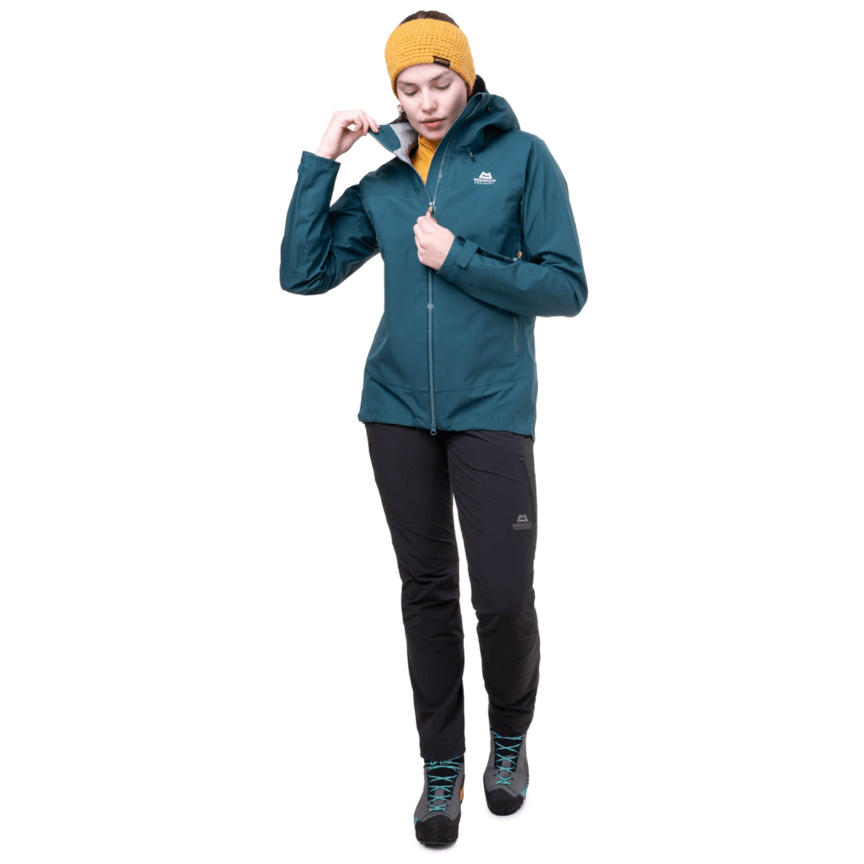 Mountain Equipment Women's Saltoro GORE-TEX Waterproof Jacket Majolica Blue / Small-Majolica Blue / Medium-Majolica Blue / Large-Majolica Blue / X-Large - 53 Degrees North