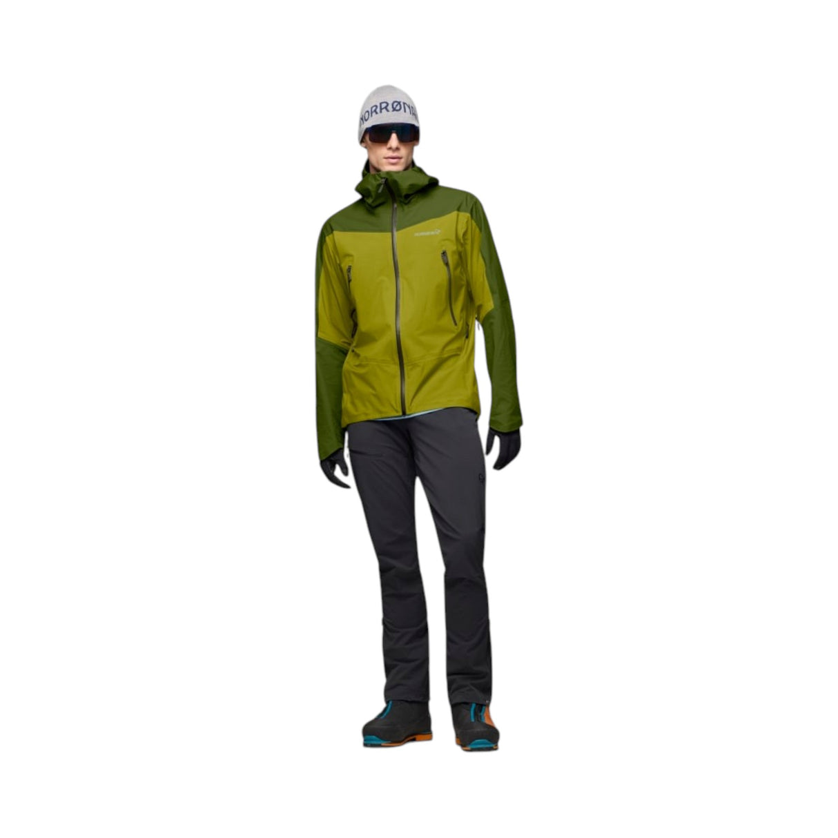 Norrona Men's Falketind GORE-TEX Jacket Golden Lime/Pesto / Small-Golden Lime/Pesto / Medium-Golden Lime/Pesto / Large-Golden Lime/Pesto / X-Large-Exuberance / Small - 53 Degrees North