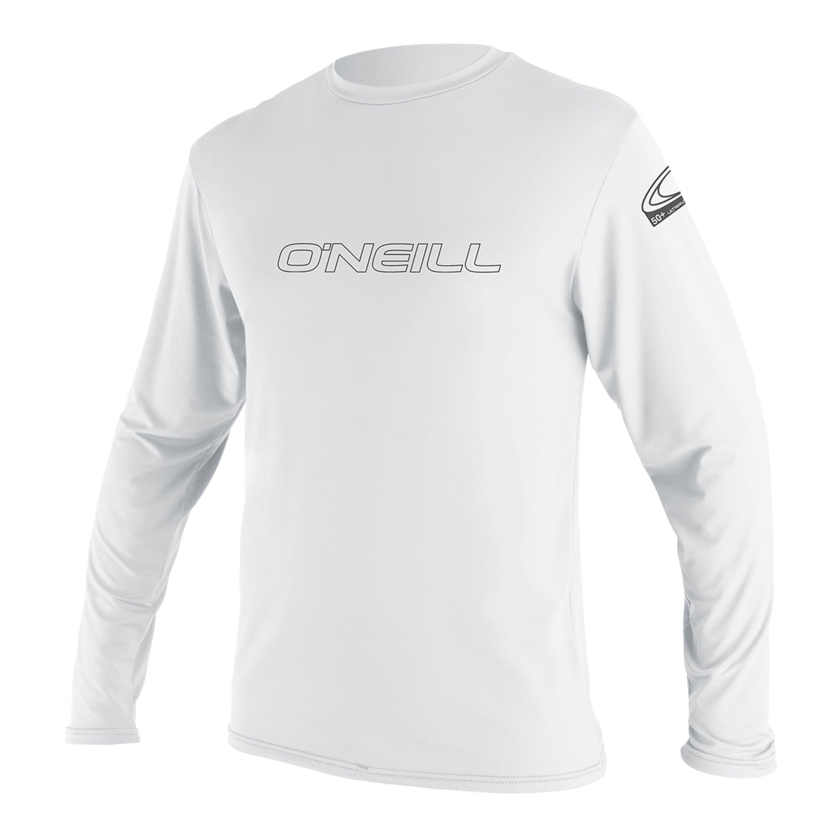 O'Neill Men's Basic Skins Long Sleeve Sun Shirt White / Small-White / Medium-White / Large-White / X-Large-White / XX-Large - 53 Degrees North