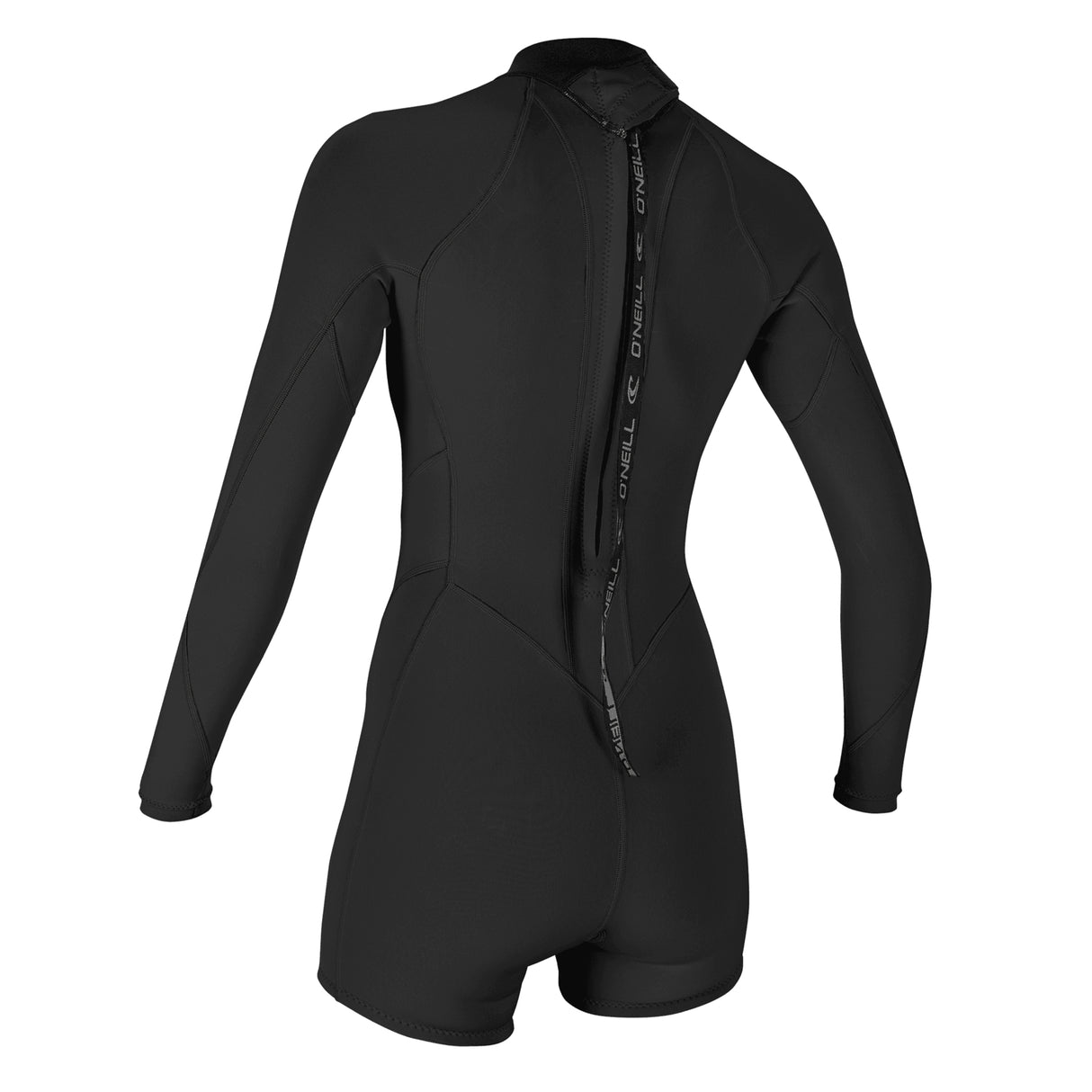 O'Neill Women's Bahia 2/1 Back Zip Long Sleeve Spring Black / X-Small-Black / Small-Black / Medium-Black / Large - 53 Degrees North