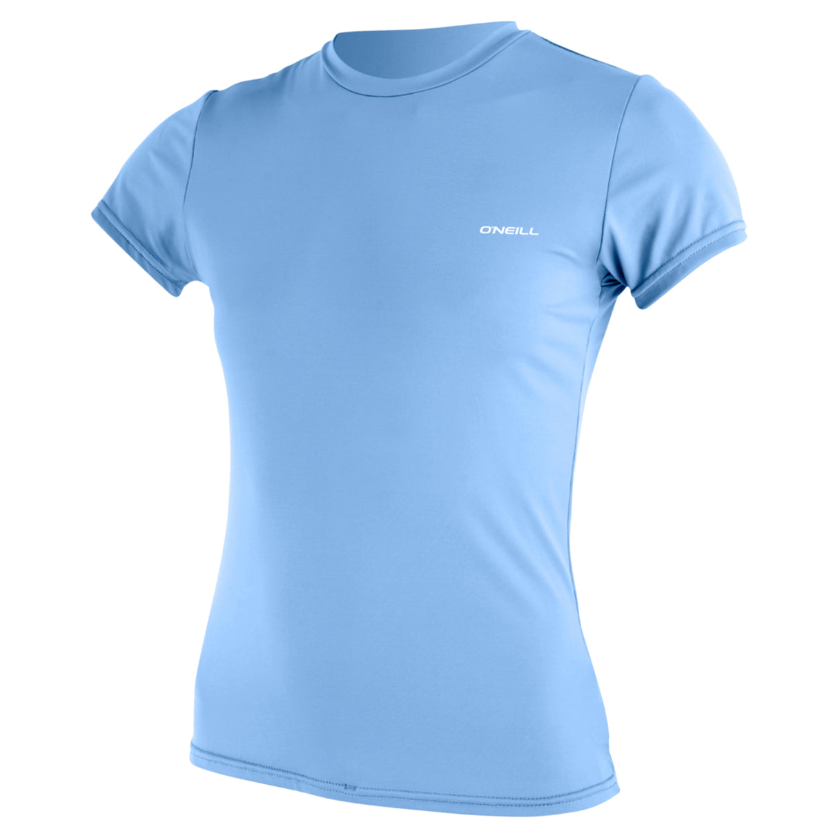 O'Neill Women's Basic Skins Short Sleeve Sun Shirt Azurine / X-Small-Azurine / Small-Azurine / Medium-Azurine / Large-Azurine / X-Large - 53 Degrees North