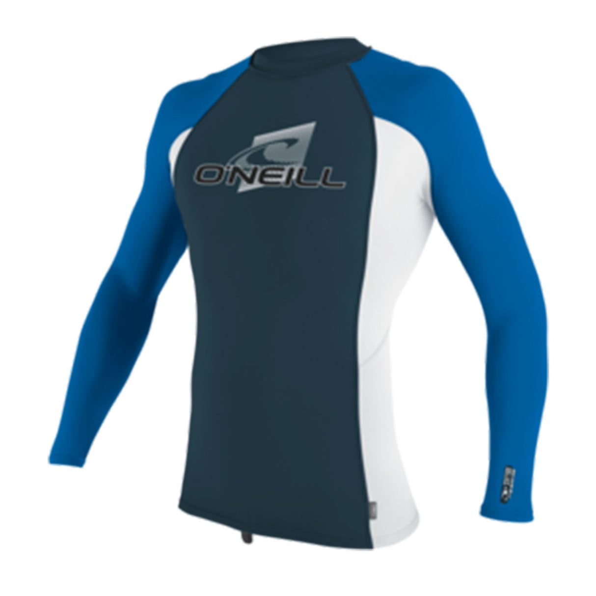 O'Neill Youth Premium Skins Long Sleeve Rash Guard Ocean/White/Copen Blue / Age 5-6-Ocean/White/Copen Blue / Age 7-8-Ocean/White/Copen Blue / Age 9-10-Ocean/White/Copen Blue / Age 11-12-Ocean/White/Copen Blue / Age 13-14 - 53 Degrees North