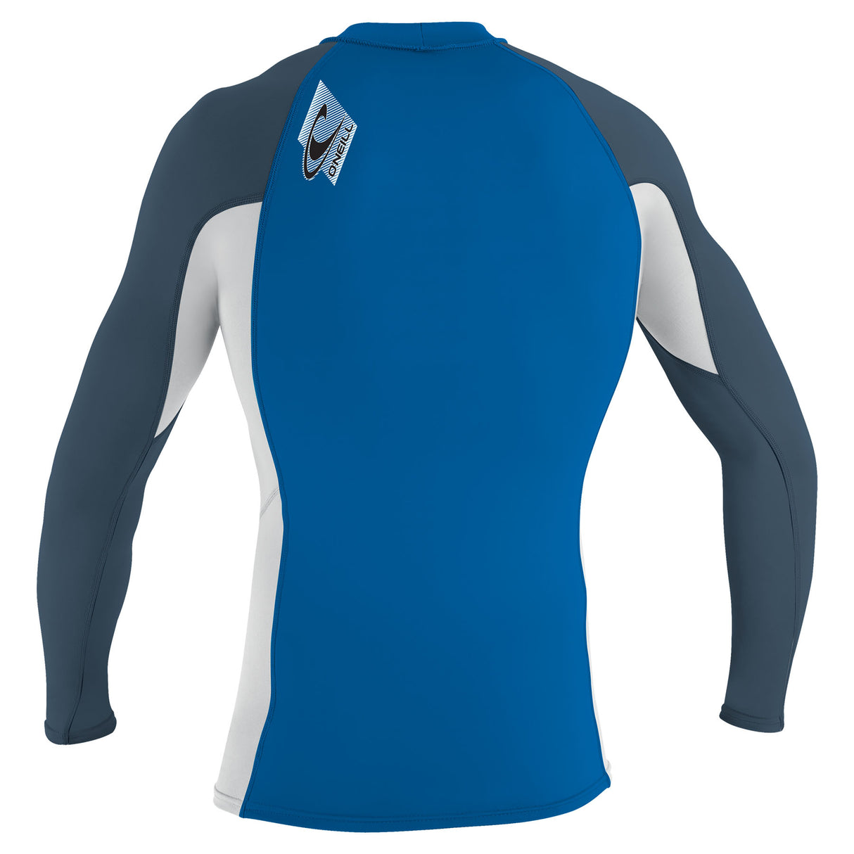 O'Neill Youth Premium Skins Long Sleeve Rash Guard Ocean/White/Copen Blue / Age 5-6-Ocean/White/Copen Blue / Age 7-8-Ocean/White/Copen Blue / Age 9-10-Ocean/White/Copen Blue / Age 11-12-Ocean/White/Copen Blue / Age 13-14 - 53 Degrees North
