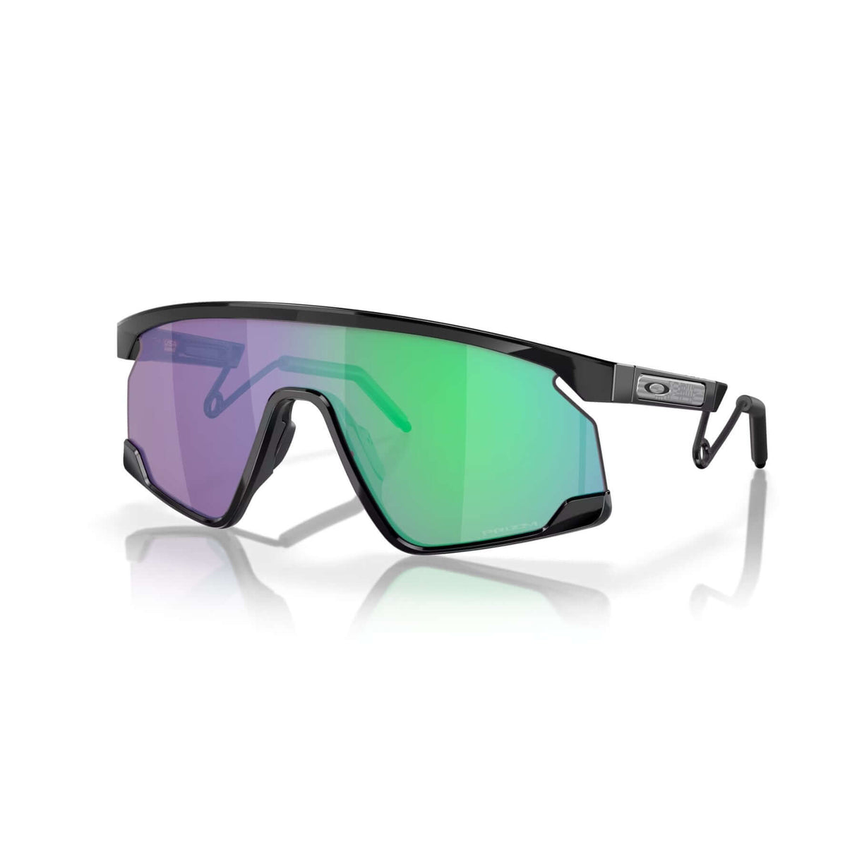 Oakley BXTR Metal Prizm Jade Sunglasses Polished Black - 53 Degrees North