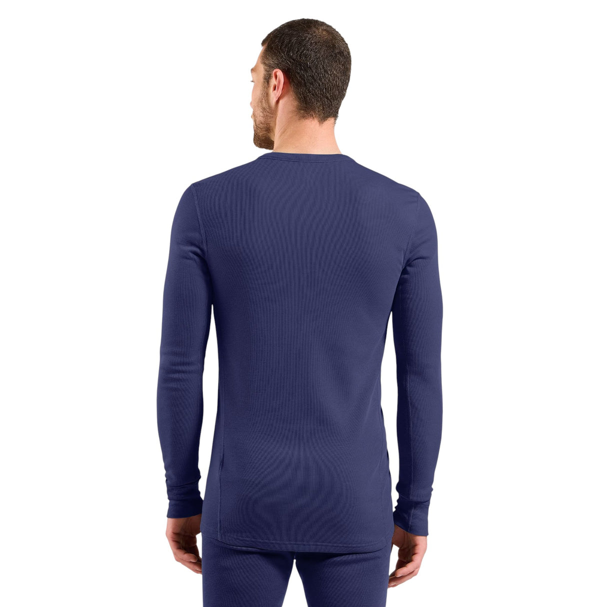 Odlo Men's Active Warm Baselayer Crew Neck Baselayer Skipper Blue / Small-Skipper Blue / Medium-Skipper Blue / Large-Skipper Blue / X-Large-Skipper Blue / XX-Large - 53 Degrees North