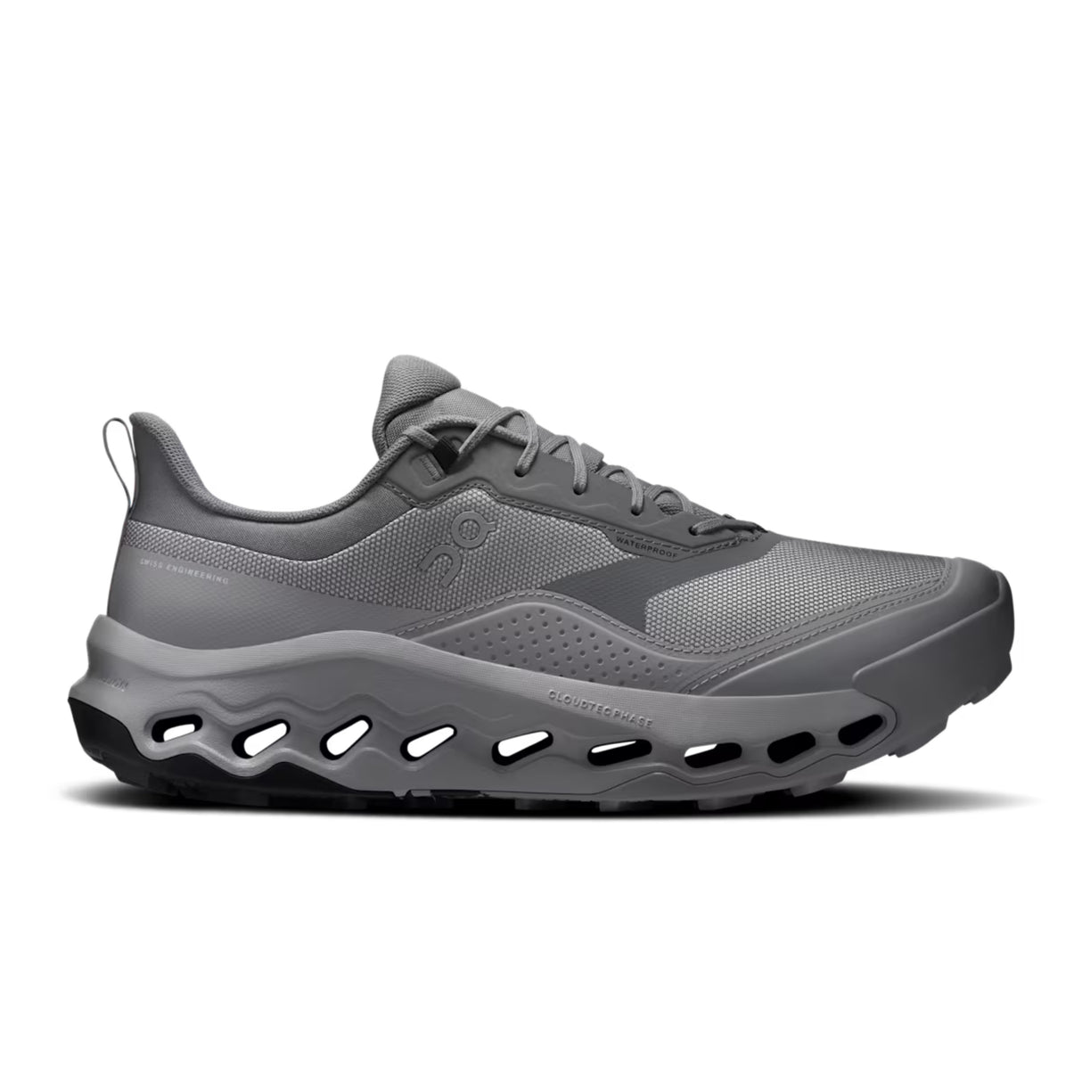 On Running Men's Cloudhorizon 2 Waterproof Hiking Shoes Rock/Alloy / UK 8 - 53 Degrees North