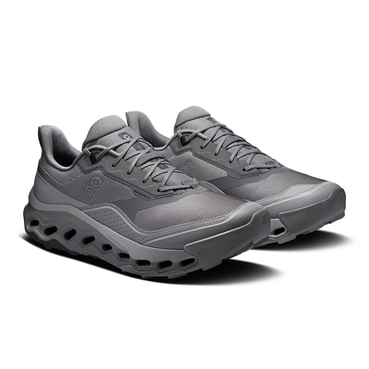 On Running Men's Cloudhorizon 2 Waterproof Hiking Shoes Rock/Alloy / UK 8 - 53 Degrees North