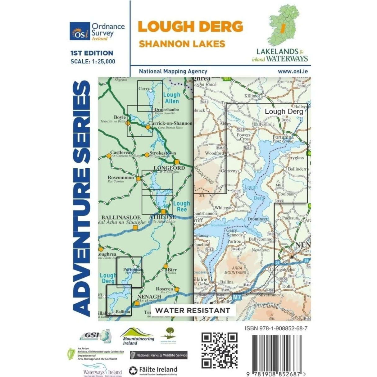 Ordnance Survey Adventure Series - Lough Derg Default Title - 53 Degrees North