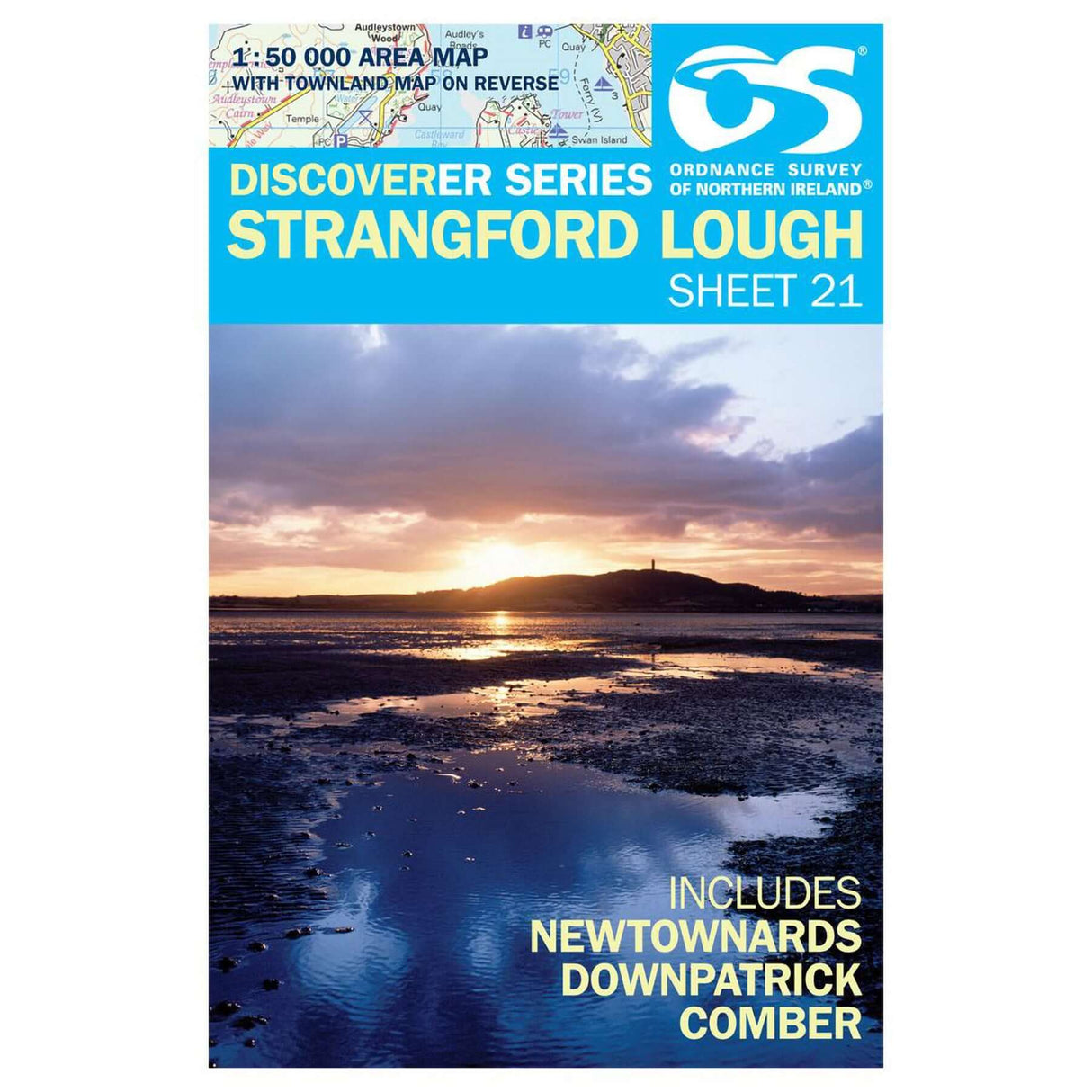 Ordnance Survey Discoverer Series 21 - Strangford Lough Default Title - 53 Degrees North