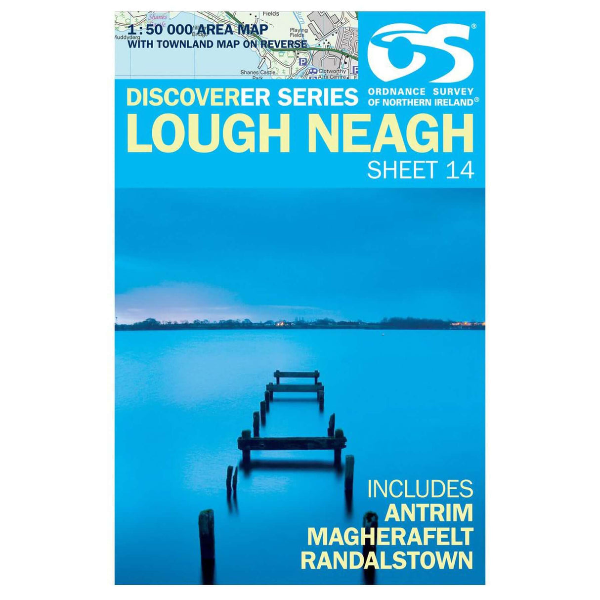 Ordnance Survey Discovery Series 14 - Lough Neagh Default Title - 53 Degrees North