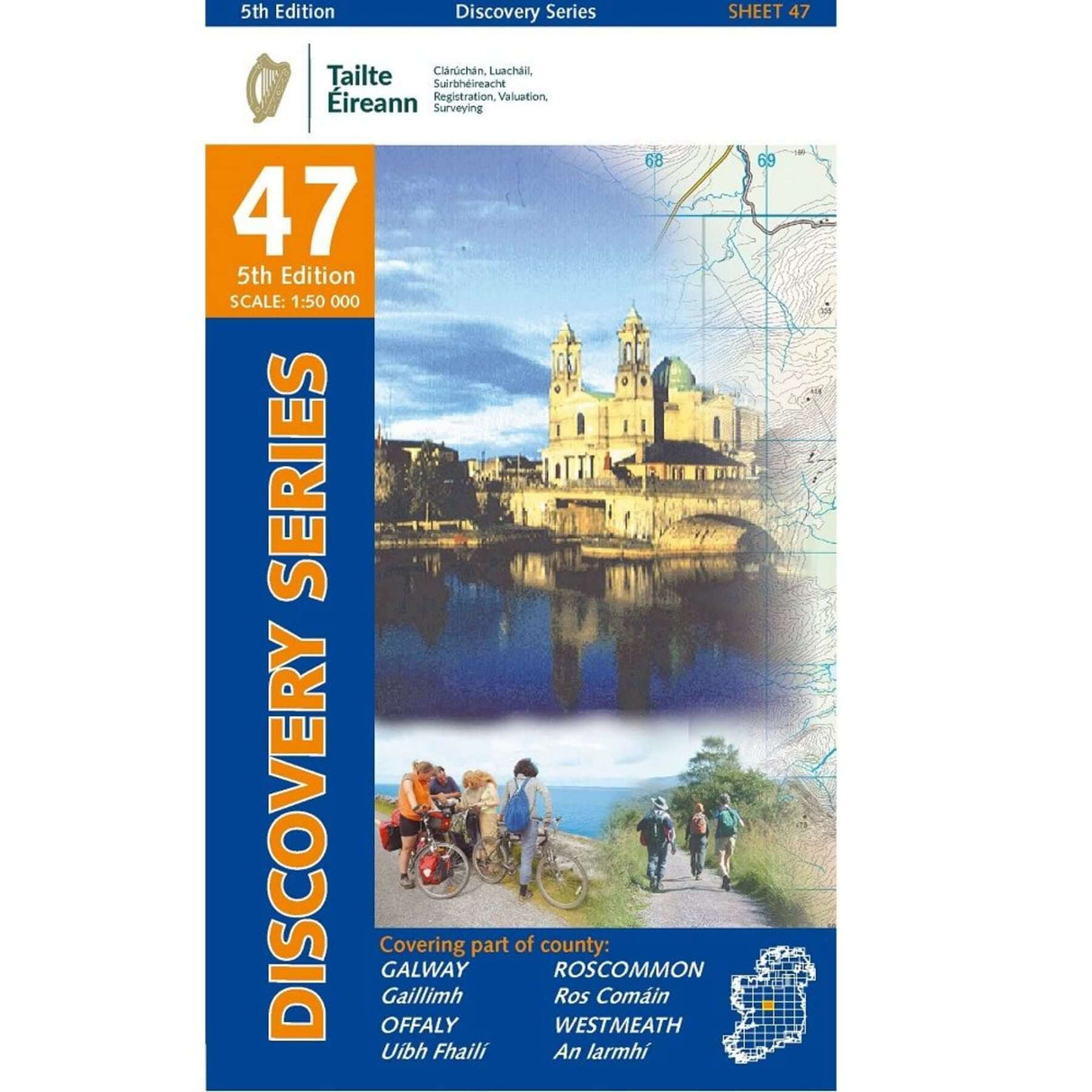 Ordnance Survey Discovery Series 47 - Galway, Offaly, Roscommon, Westmeath Default Title - 53 Degrees North
