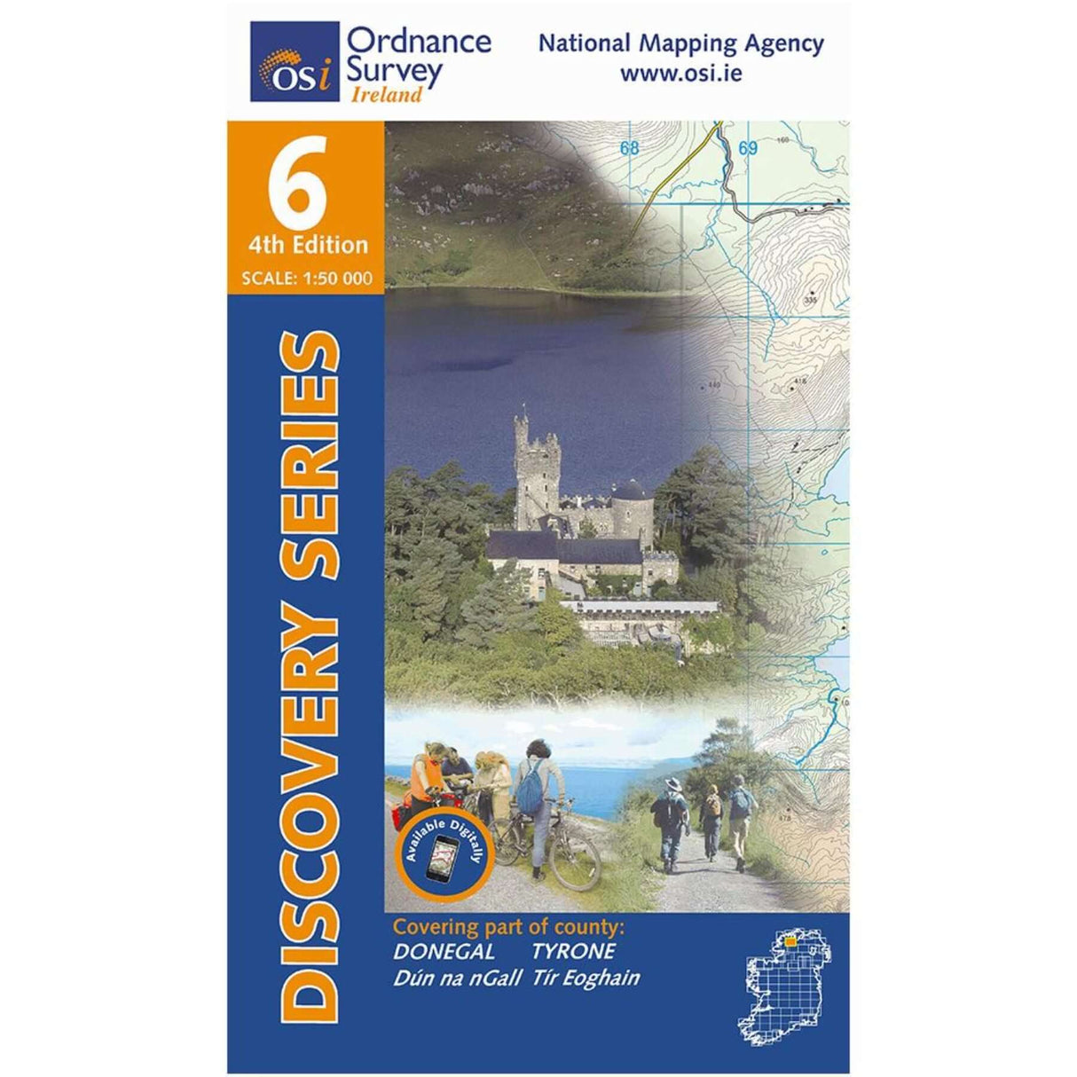 Ordnance Survey Discovery Series 6 - Donegal, Tyrone Default Title - 53 Degrees North