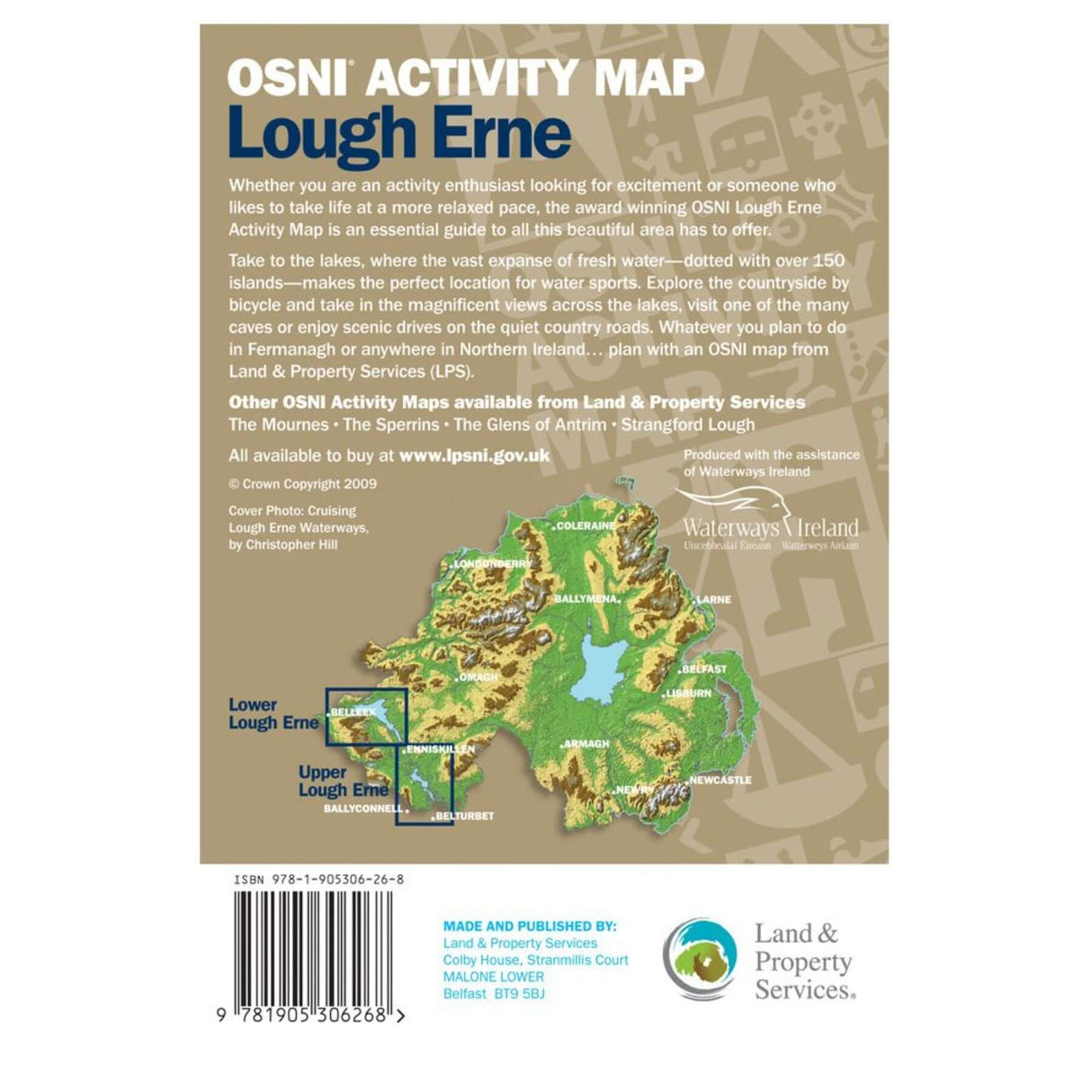 Ordnance Survey Lough Erne Activity Map Default Title - 53 Degrees North