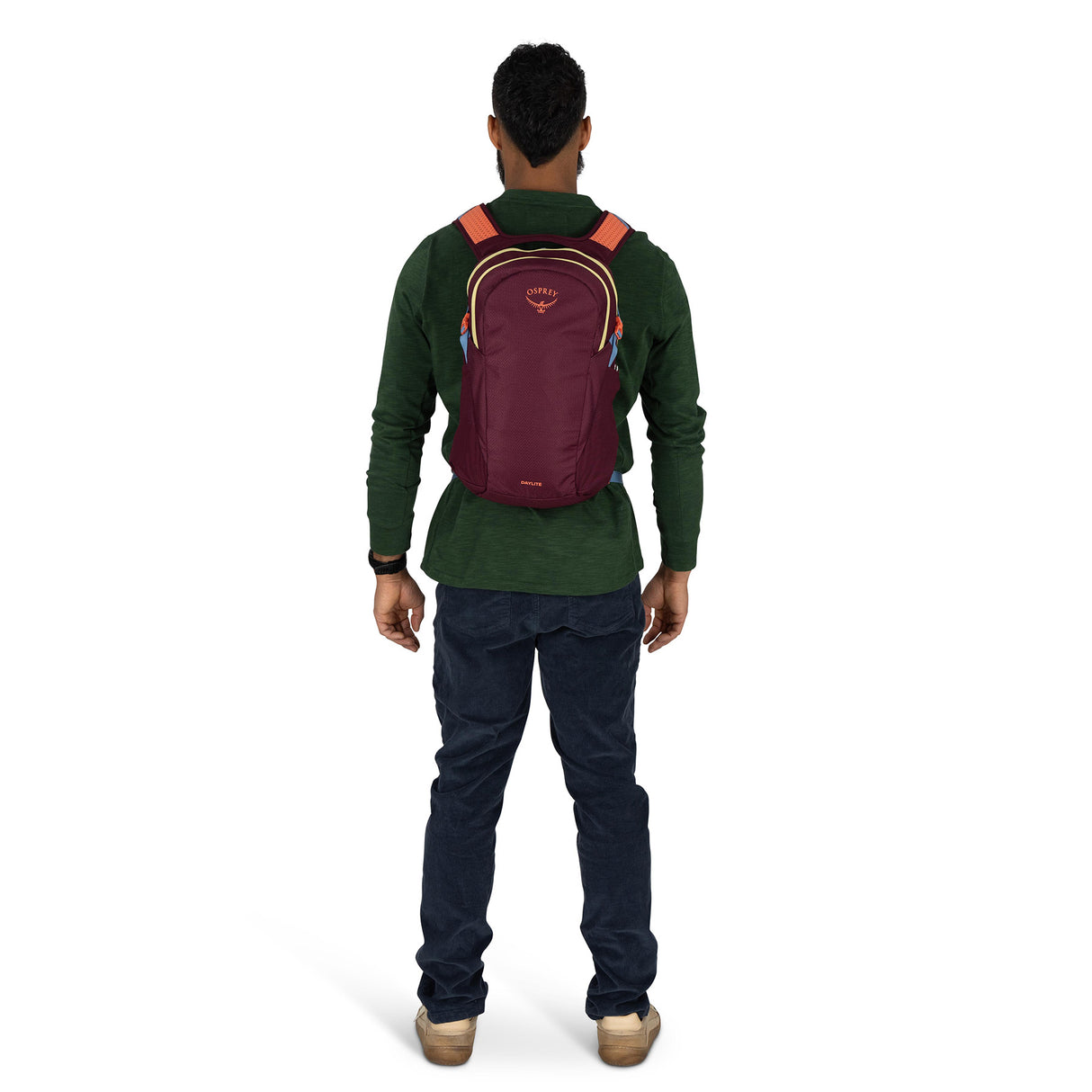 Osprey Daylite Backpack Black-Moody Burgundy - 53 Degrees North