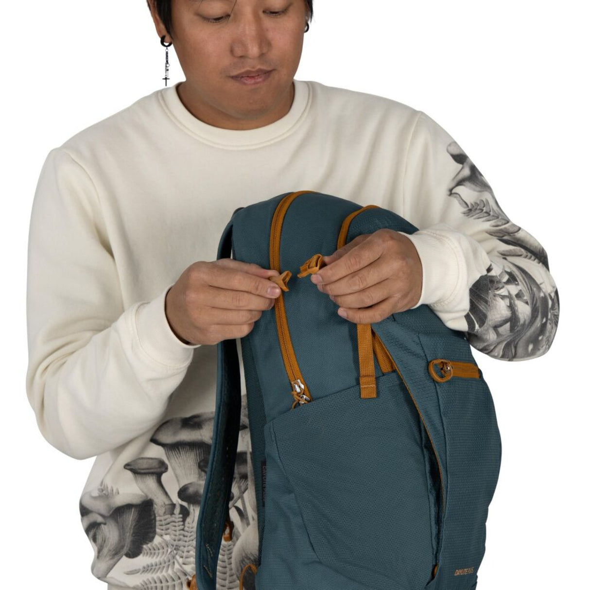 Osprey Daylite Day Backpack Torrent Blue-Black-Concrete Tan-Iris Pink - 53 Degrees North