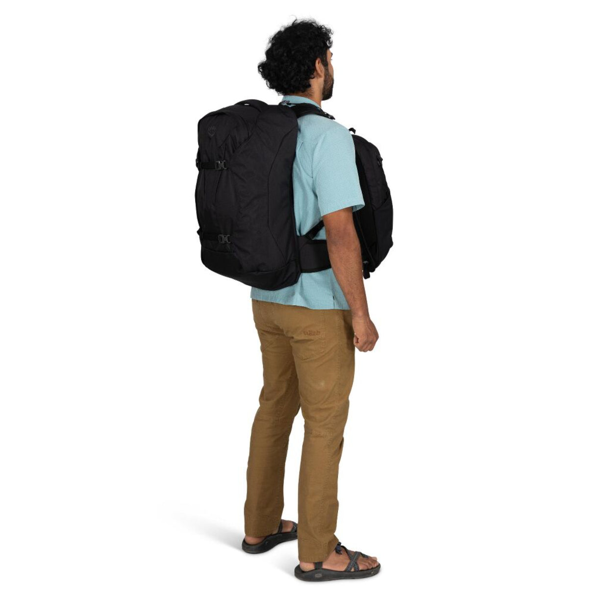 Osprey Farpoint 55 Travel Pack Black-Antique Blue - 53 Degrees North
