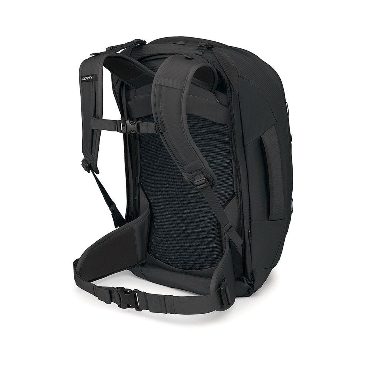 Osprey Farpoint 55 Travel Pack Black-Antique Blue - 53 Degrees North