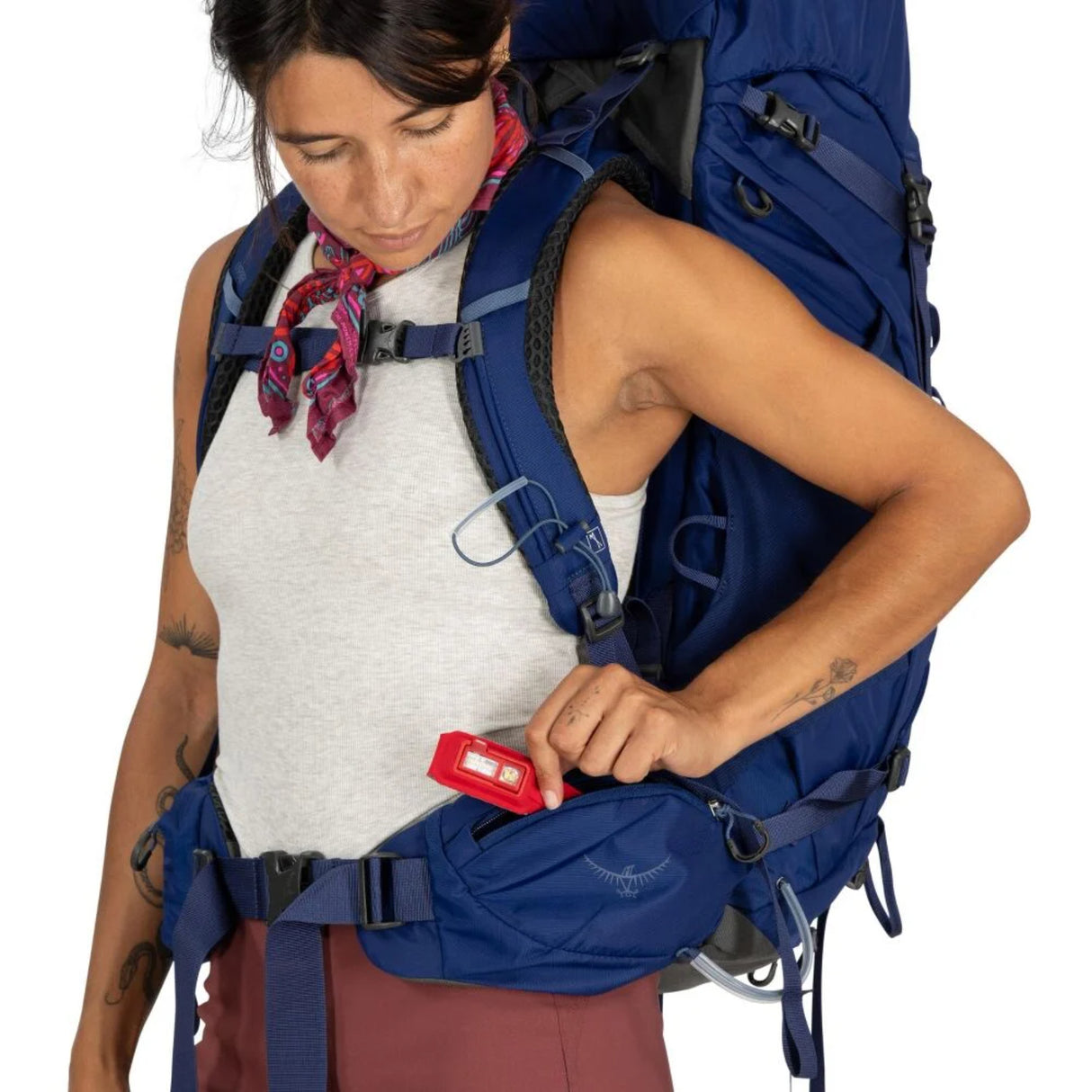Osprey Kyte 48 Hiking Backpack Serenity Blue / X-Small/Small-Serenity Blue / Medium/Large-Elderberry Purple / X-Small/Small-Elderberry Purple / Medium/Large - 53 Degrees North